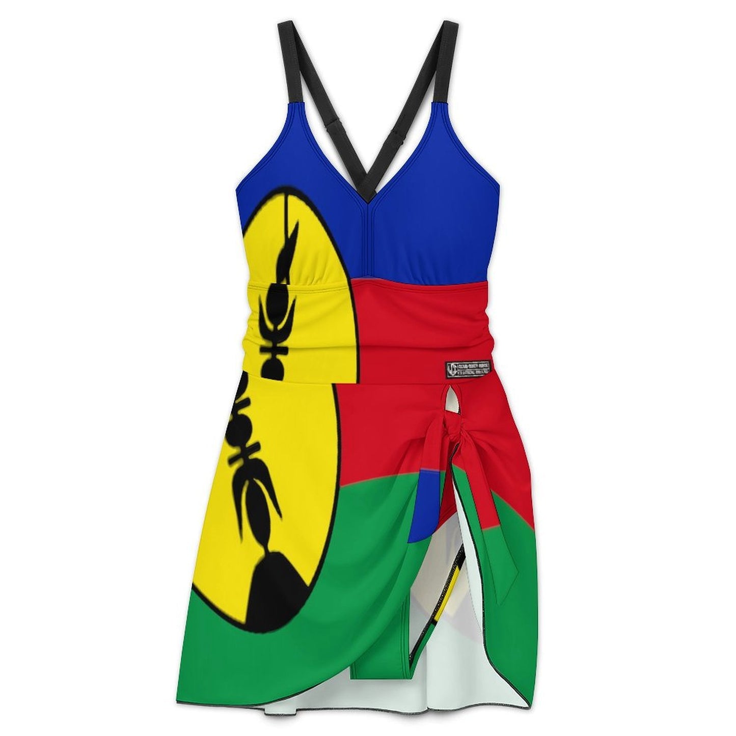 NOUVELLE CALEDONIE  Women's Hem Tie One-Piece Swimsuit