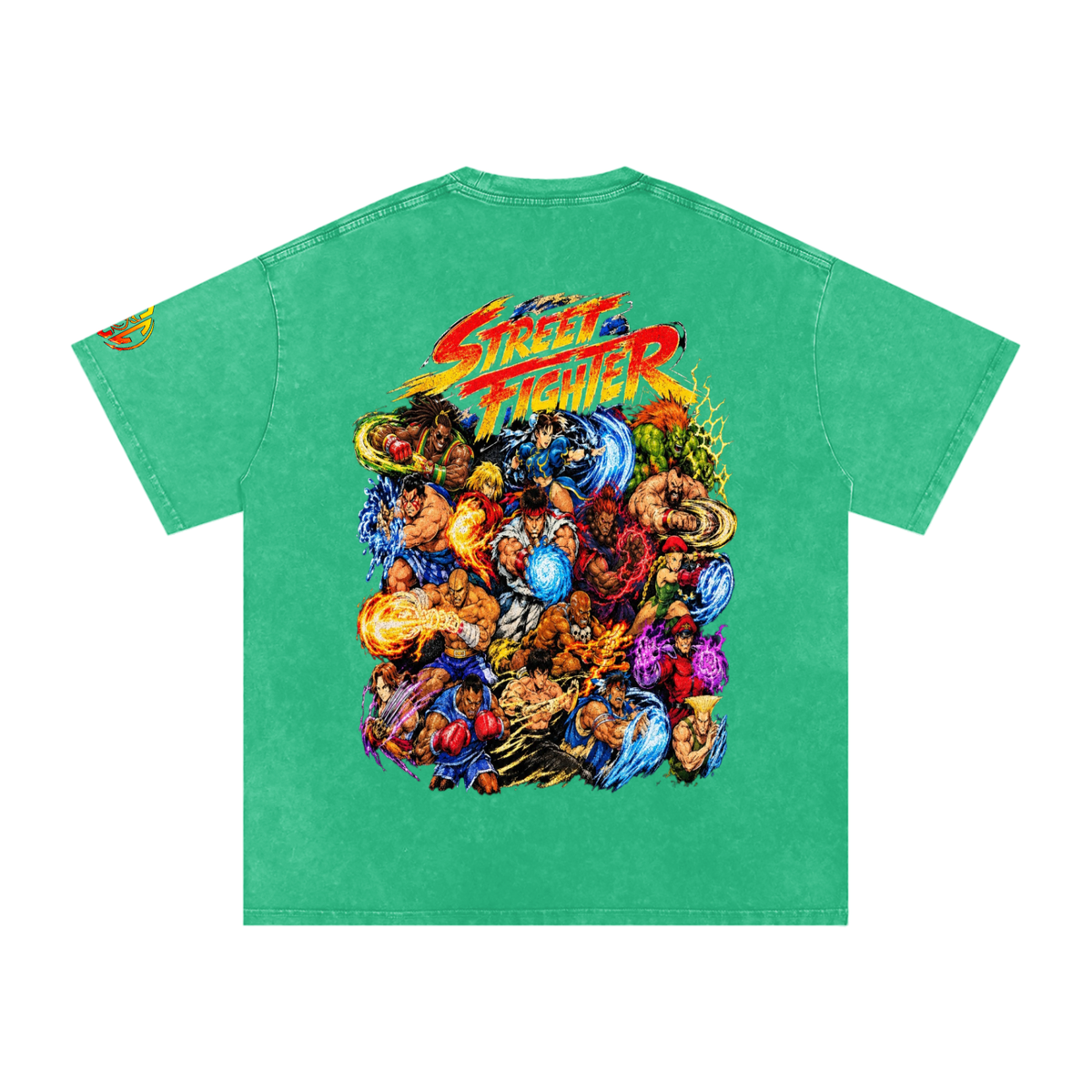 Street Fighter (DF) Snow Washed Oversized T-Shirt