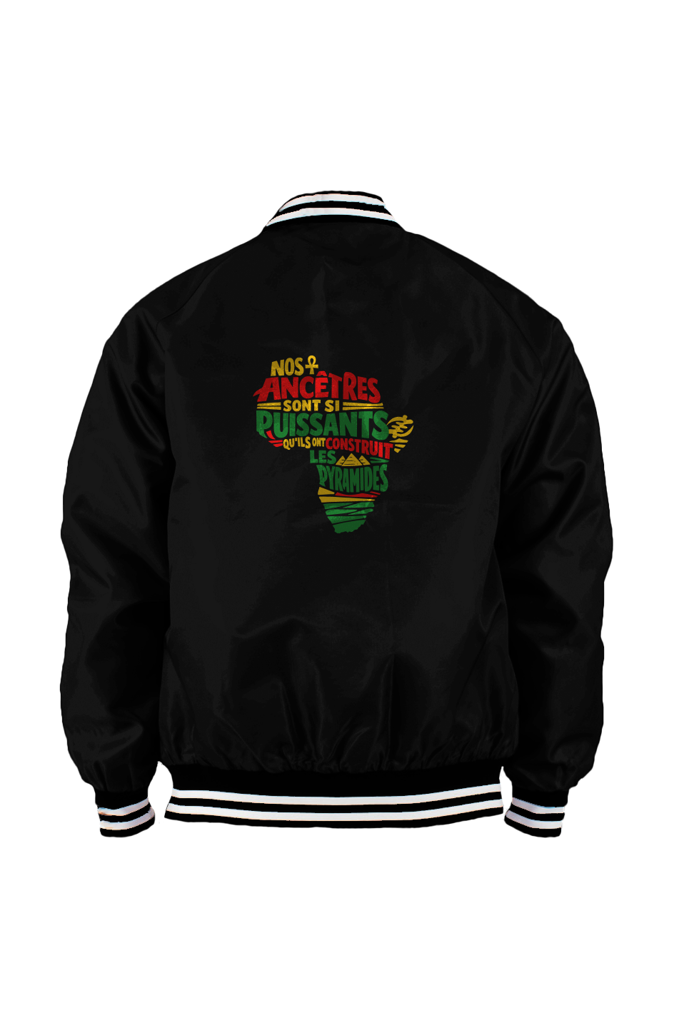 NOS ANCETRES Mens Varsity Bomber Jacket