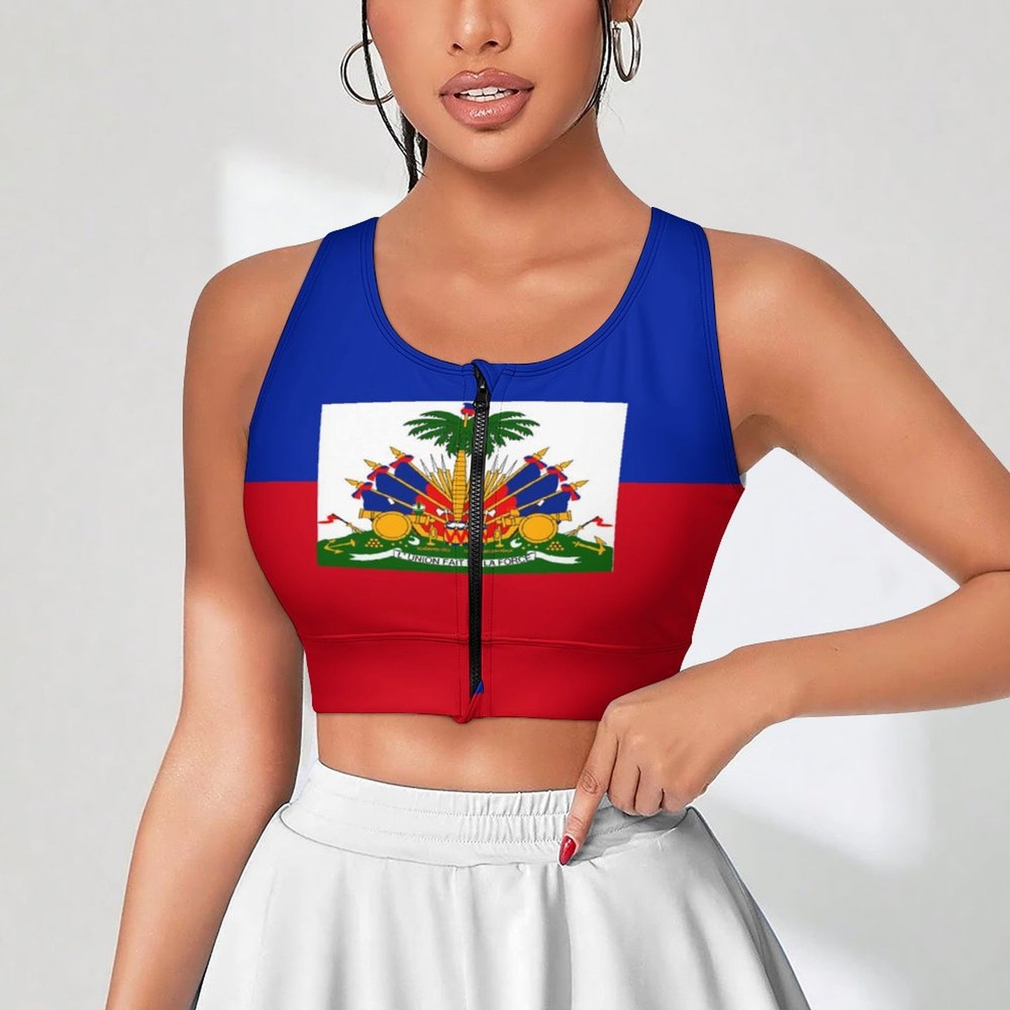 HAITI Women's Yoga Zipper Vest