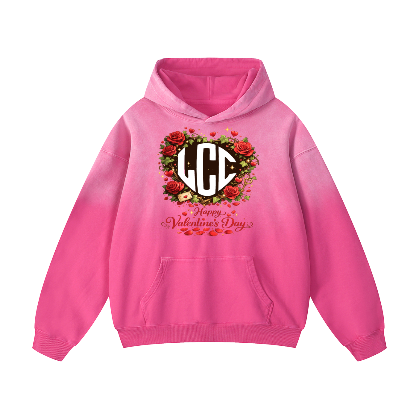 VALENTINES DAY Heavyweight Sunfade Oversized Hoodie