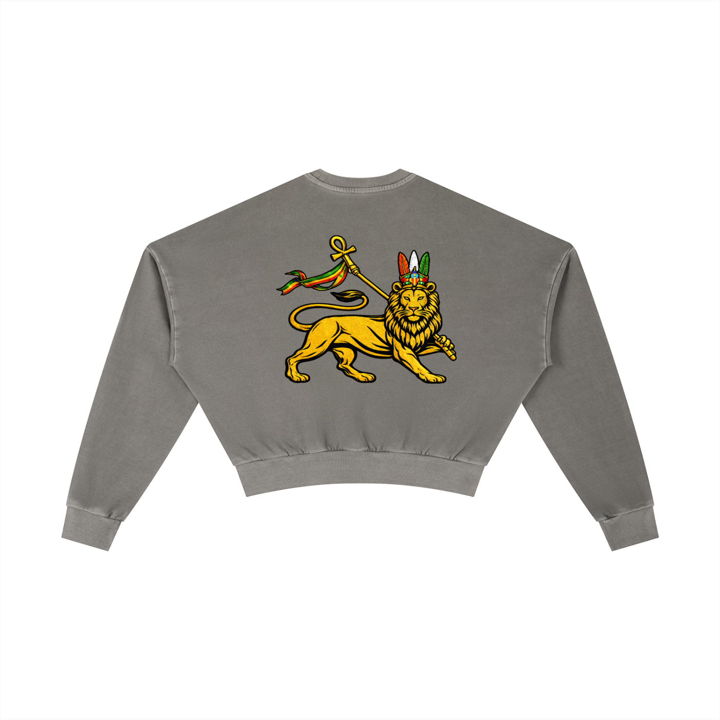 LCC RASTA Vintage Washed Cropped Sweatshirt