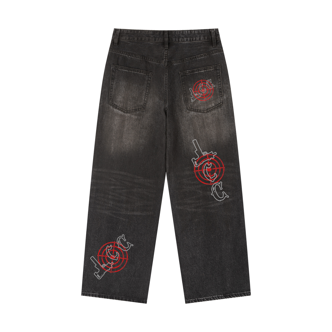 LCC TARGET Vintage Wash Heavyweight Denim Jeans