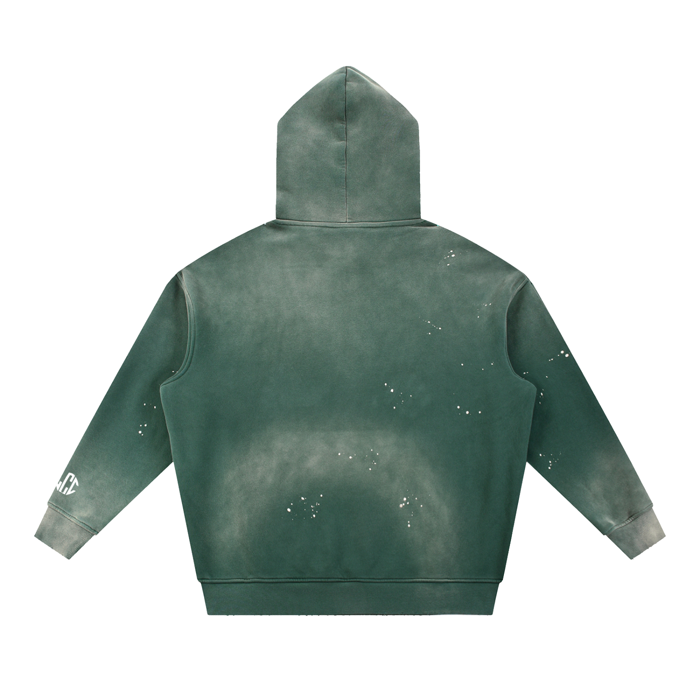 LCC AUTHENTIC Vintage Washed Frayed Fleece Hoodie
