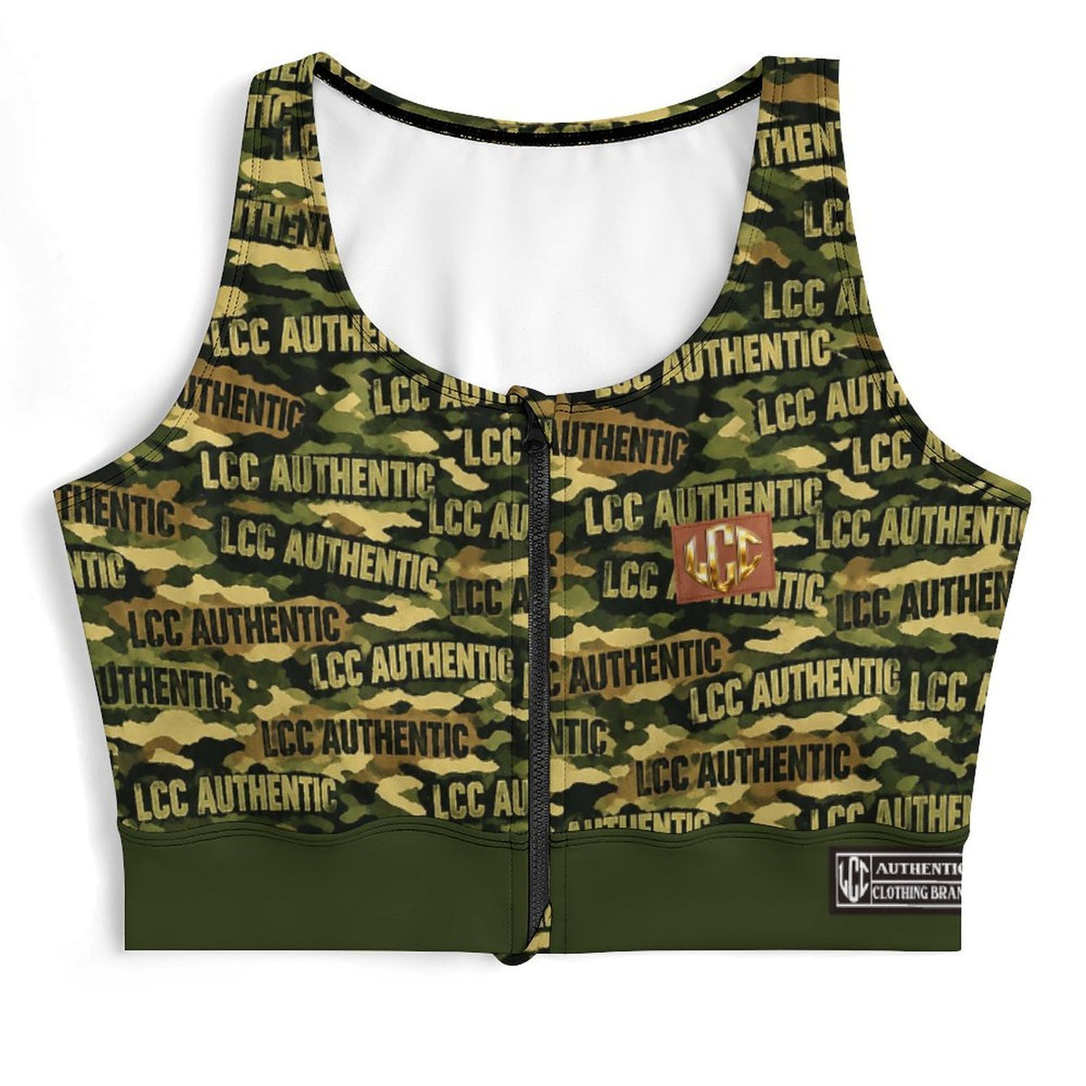 LCC CAMOUFLAGE Women's Yoga Zipper Vest