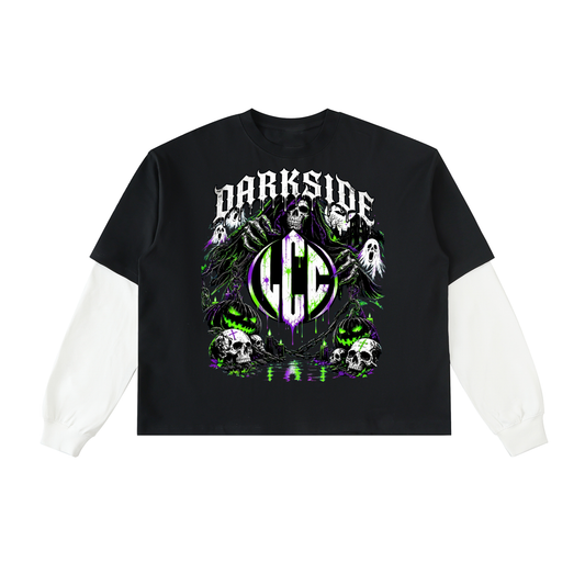 DARKSIDE Contrast Sleeve T-Shirt