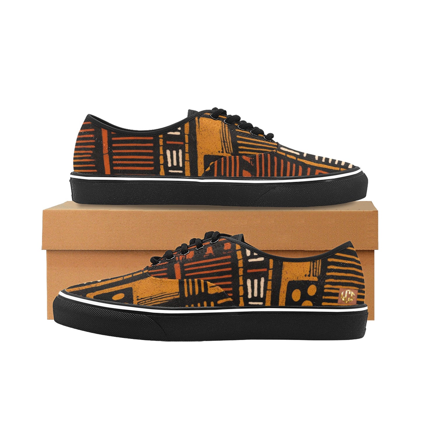 AFRICAN MIDCLOTH  Men's Canvas Shoes