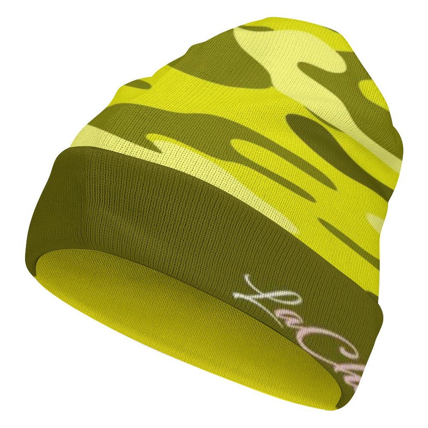 CAMOUFLAGE Print Knit Beanie