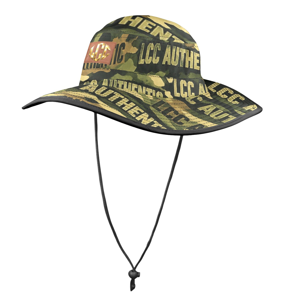 LCC CAMOUFLAGE Wide Brim Bucket Hat