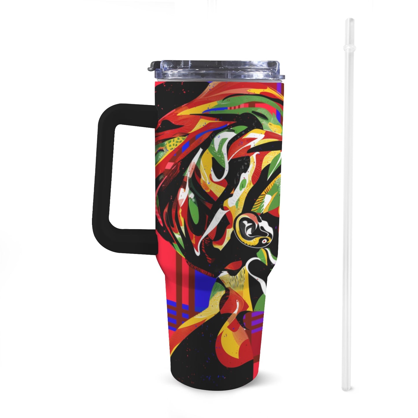 MADRAS 40oz Tumbler with White Handle