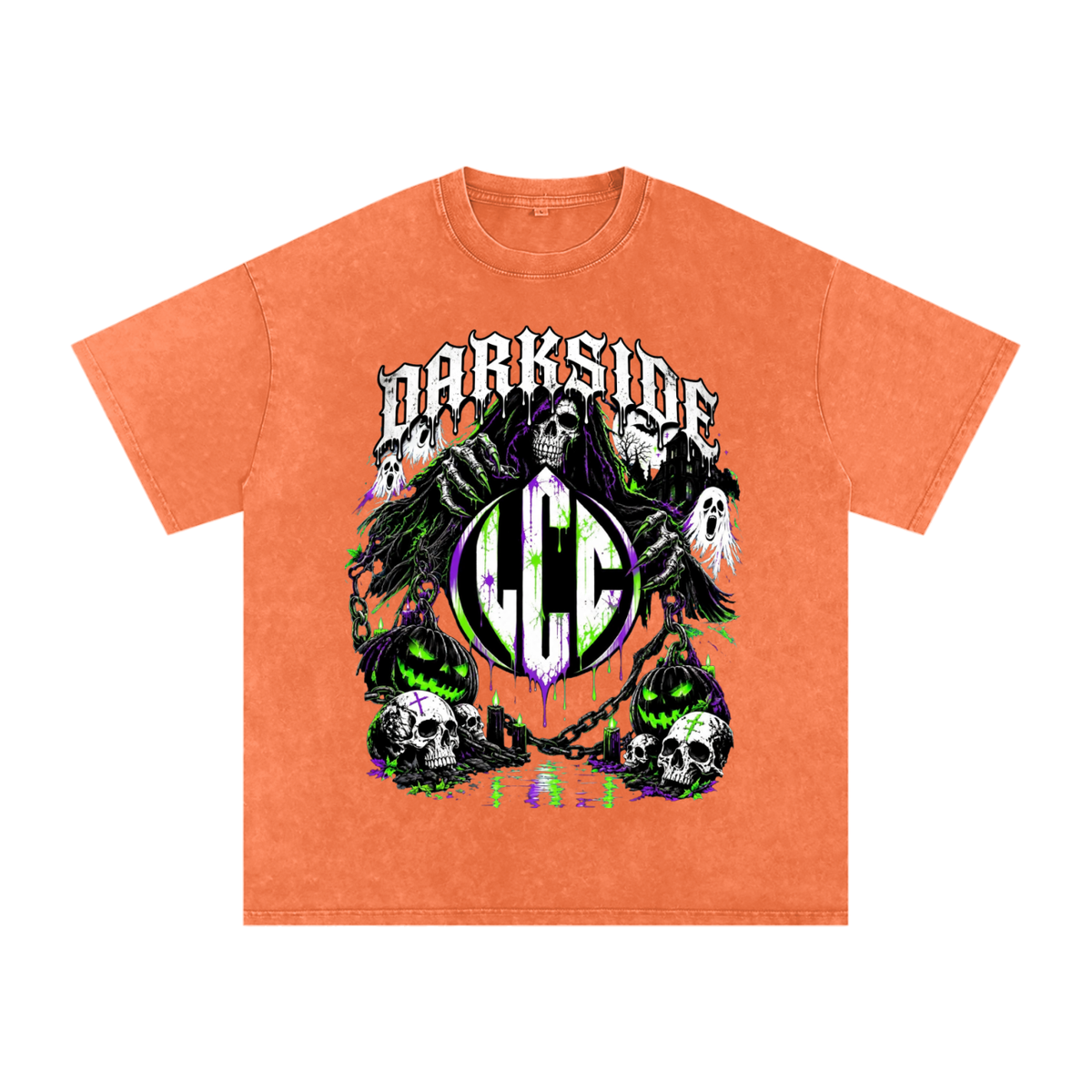 DARKSIDE Snow Washed Oversized T-Shirt