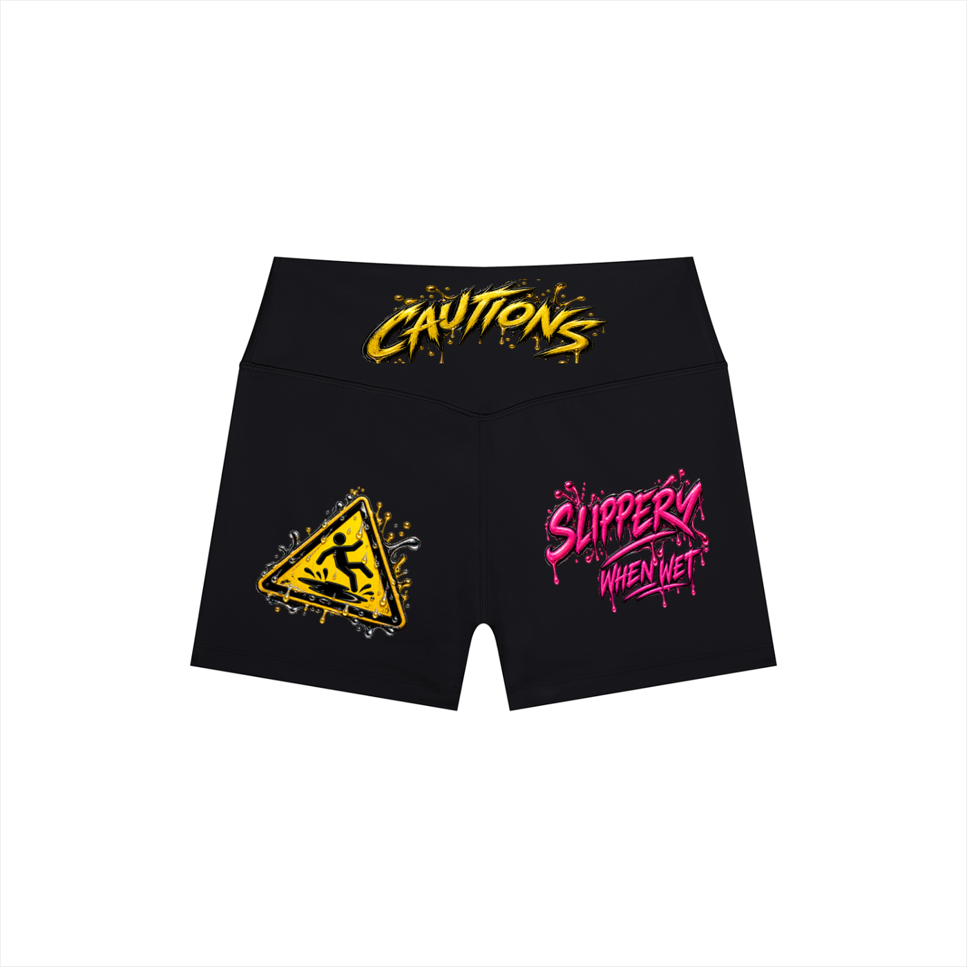 CAUTIONS Women’s Yoga Shorts