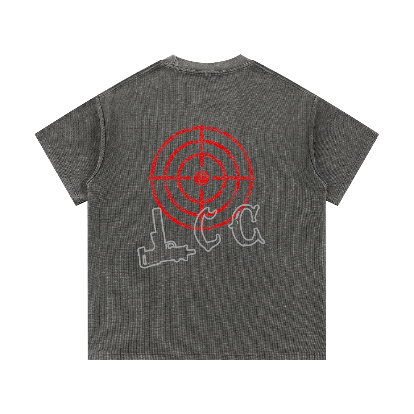 LCC TARGET Mineral Wash Waffle Knit T-Shirt