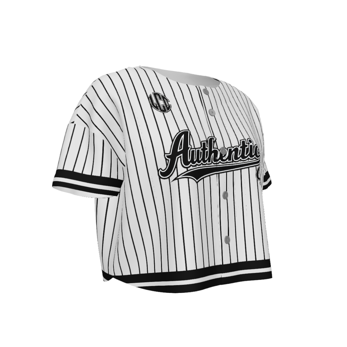 AUTHENTIC LEAGUE WHTBLC Women’s Short Sleeve Baseball Jersey