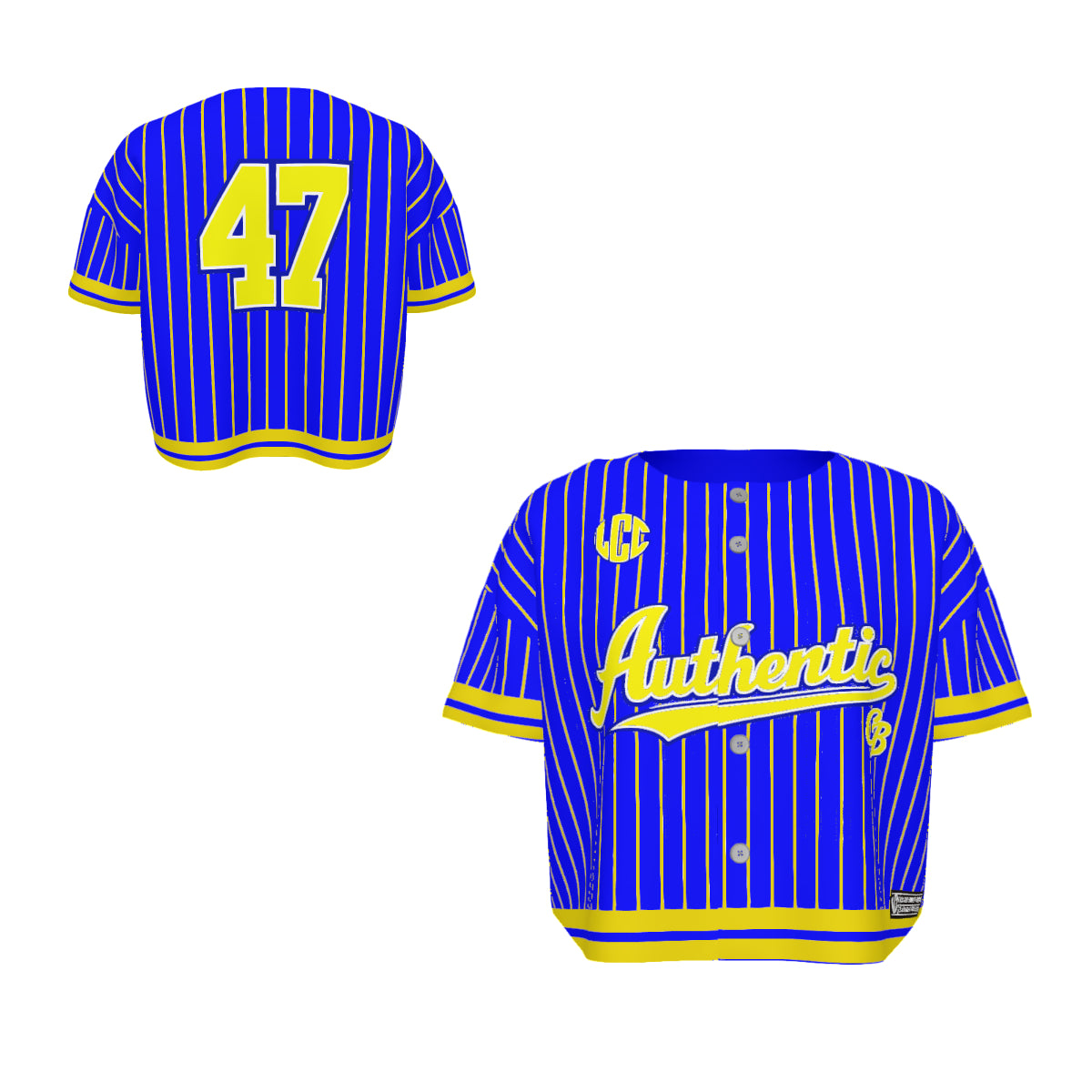 AUTHENTIC LEAGUE CREWSHAW Women’s Short Sleeve Baseball Jersey