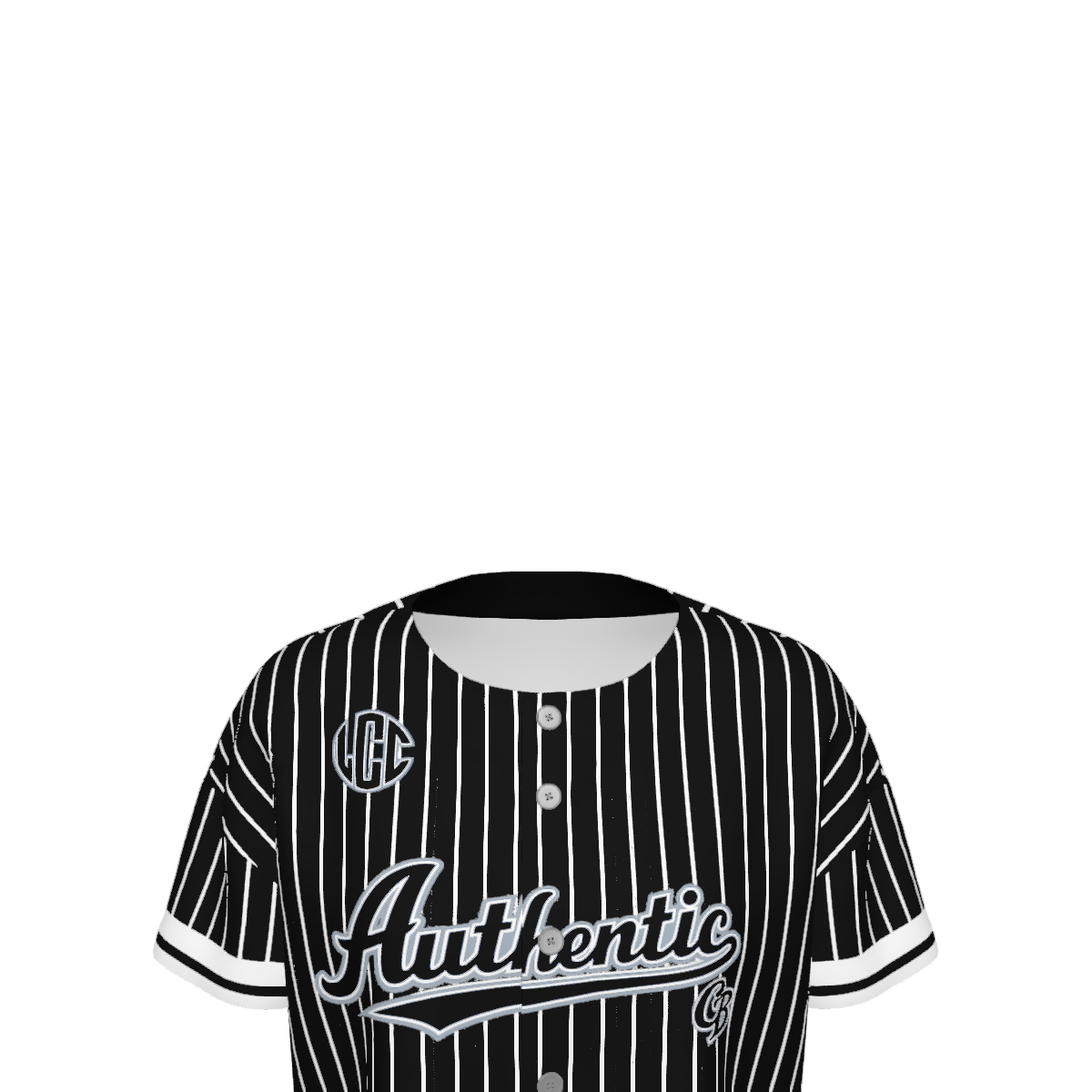 AUTHENTIC LEAGUE BLCWHT Women’s Short Sleeve Baseball Jersey