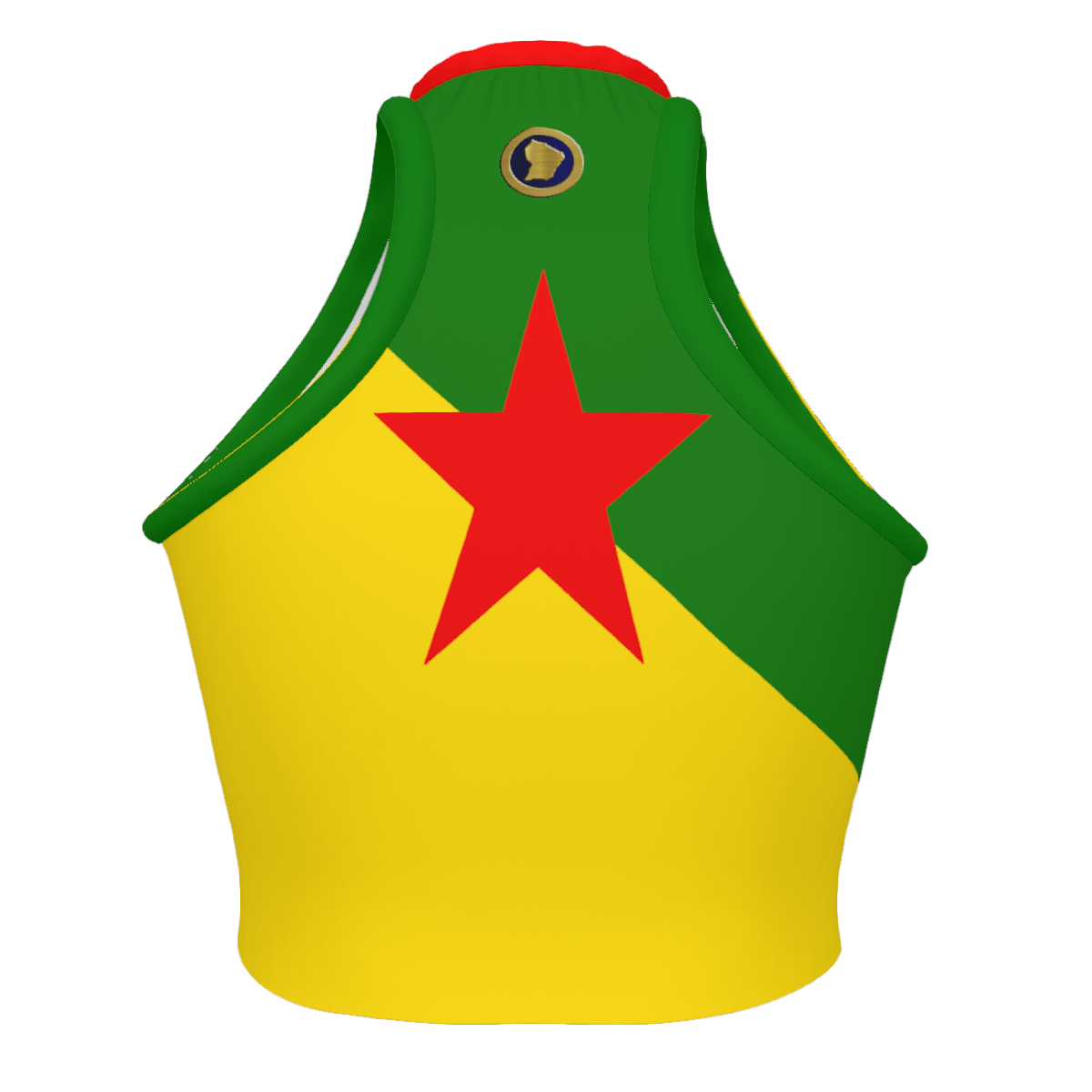 GUYANE Women's High Neck Crop Tank Top