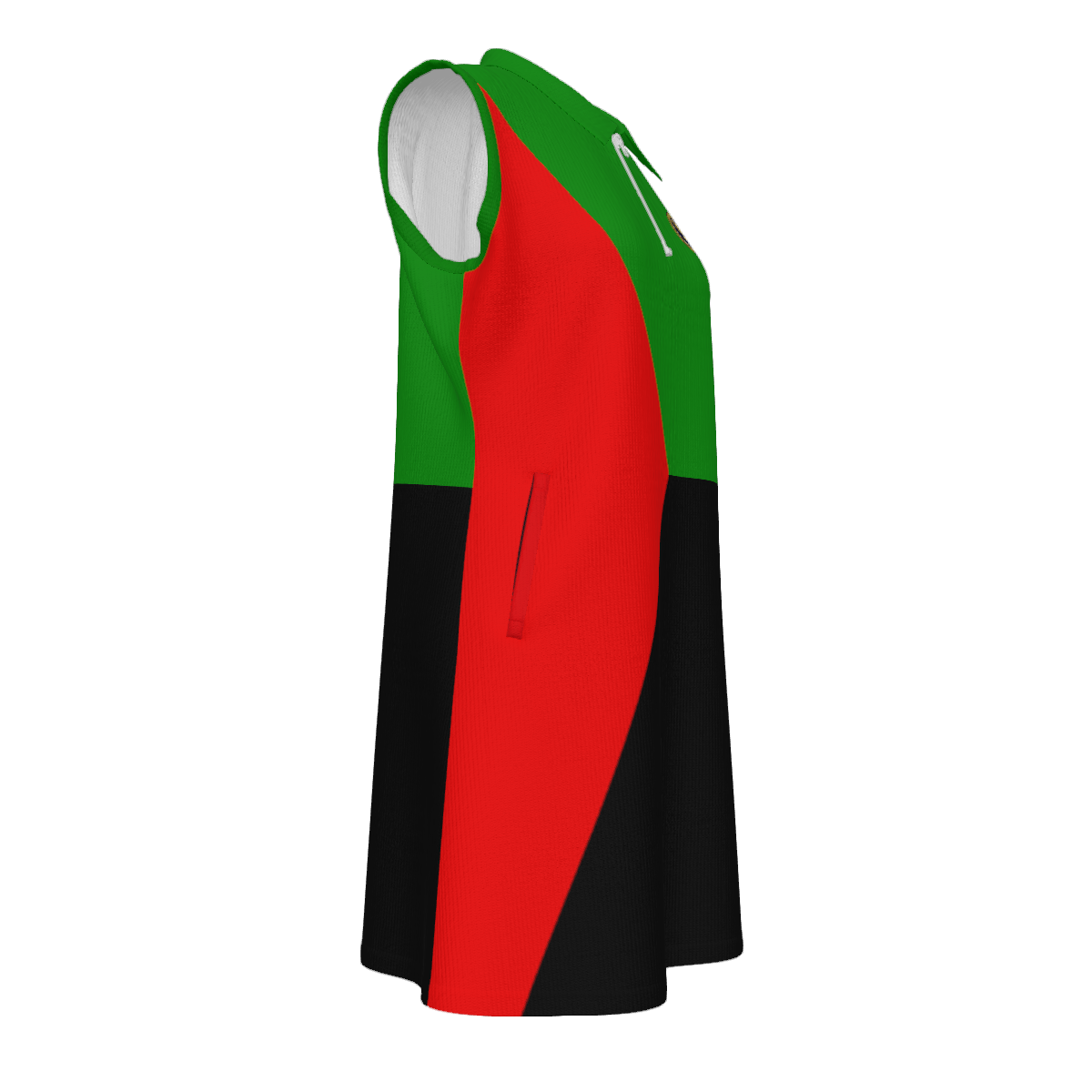 MARTINIQUE Women's Polo Sleeveless Zip Dress With Pockets