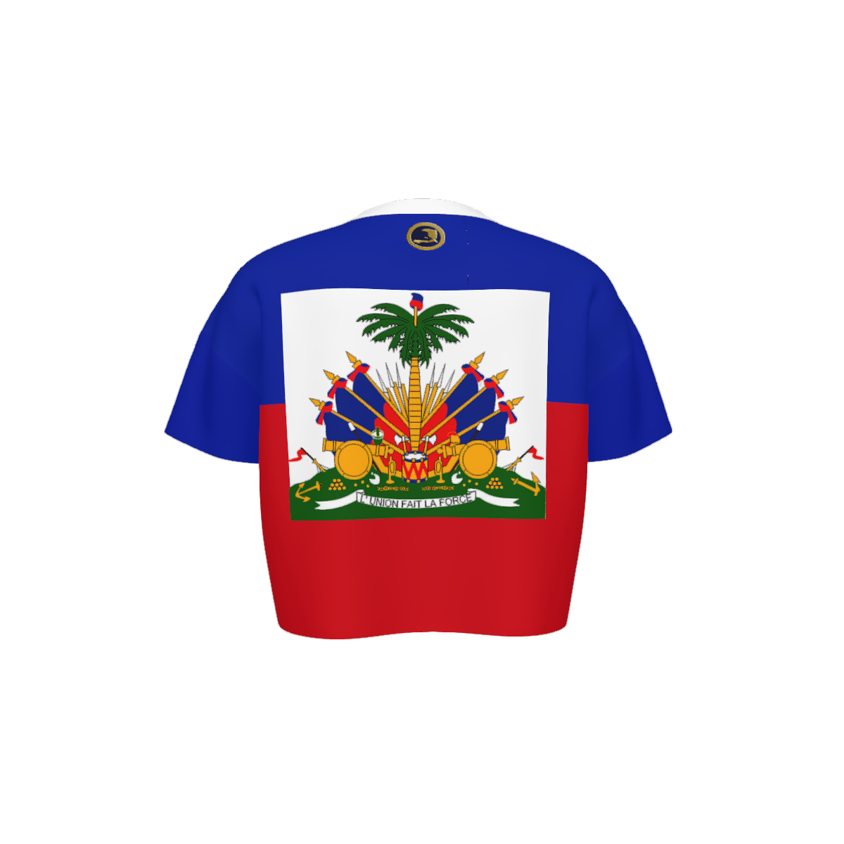 HAITI Women’s Cropped V-Neck Soccer Jersey