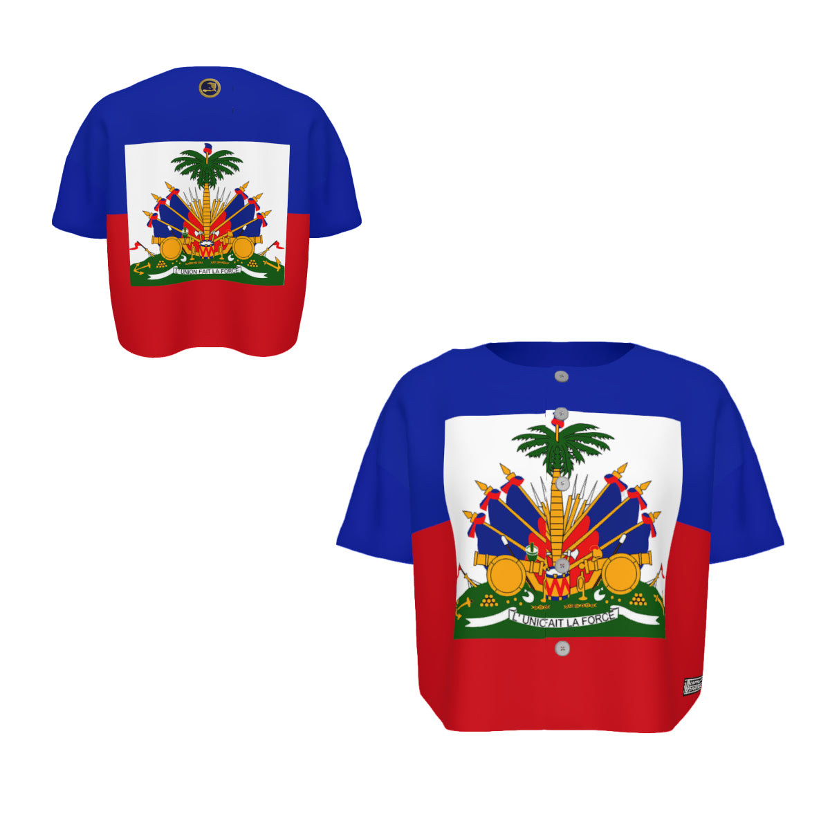HAITI Women’s Short Sleeve Baseball Jersey