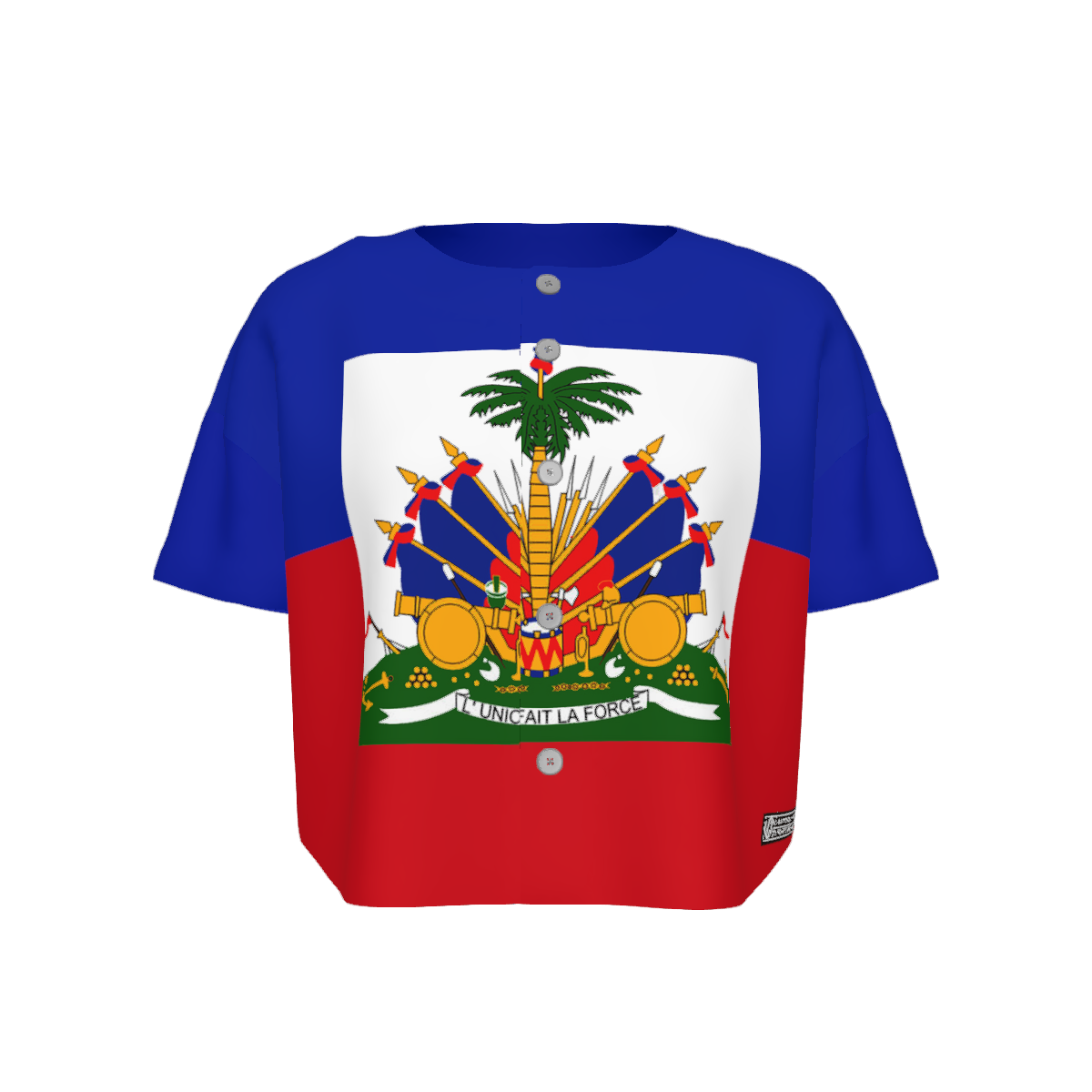 HAITI Women’s Short Sleeve Baseball Jersey
