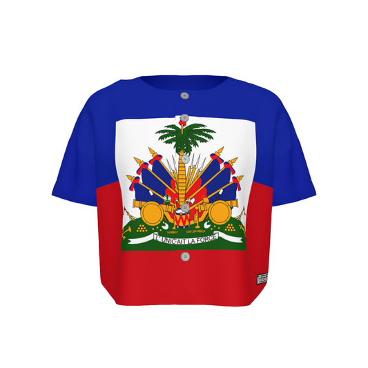HAITI Women’s Short Sleeve Baseball Jersey