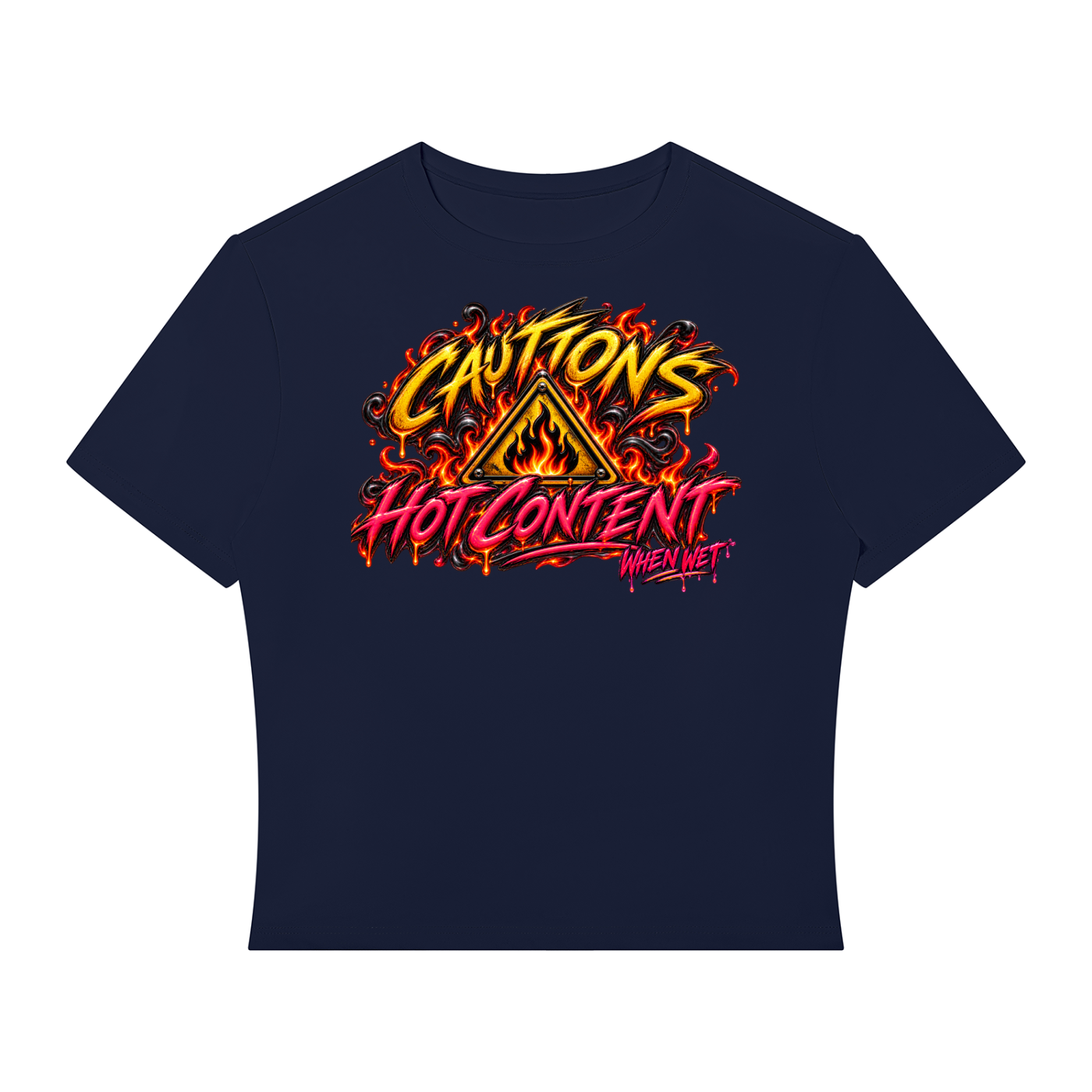 HOT CONTENT Women’s Crop T-Shirt