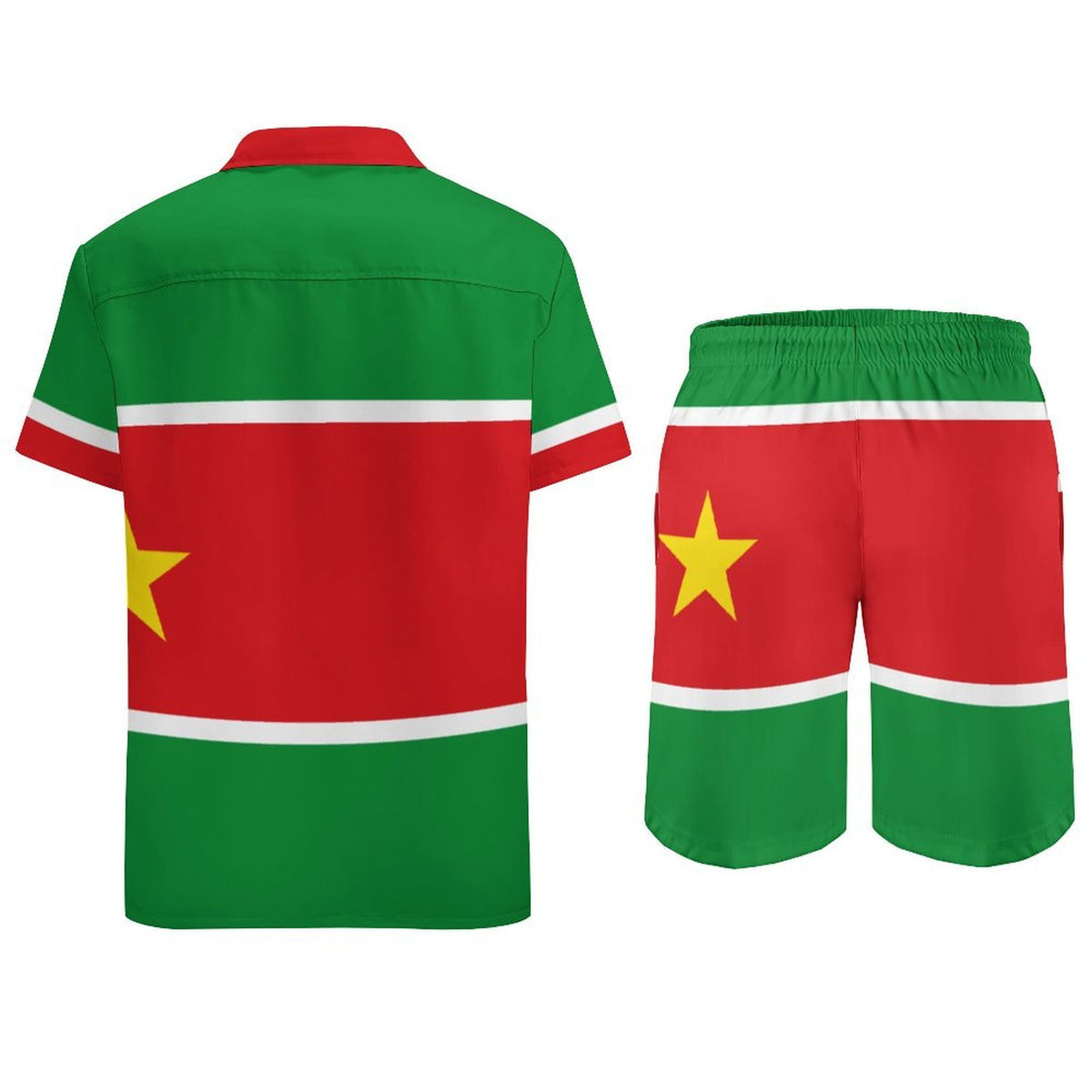 GUADELOUPE Men's Shirt and Shorts Outfit