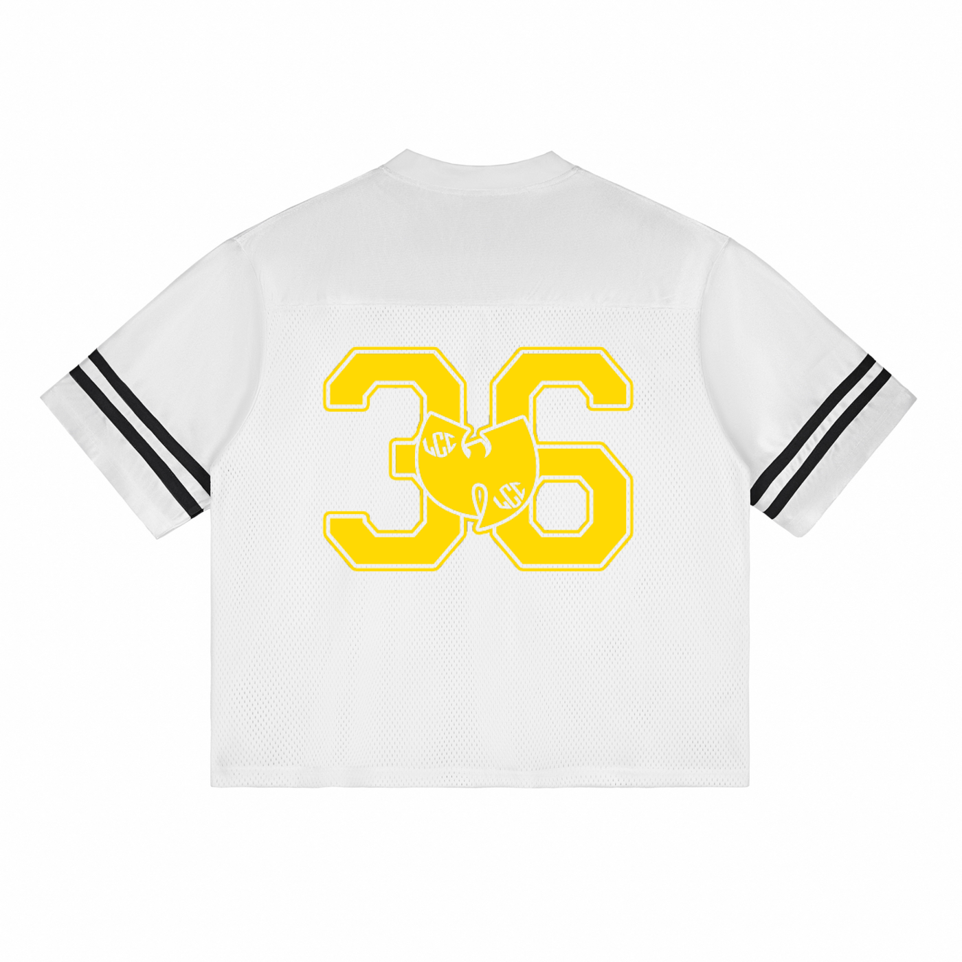 WUTANG CLAN Taped Mesh T-Shirt