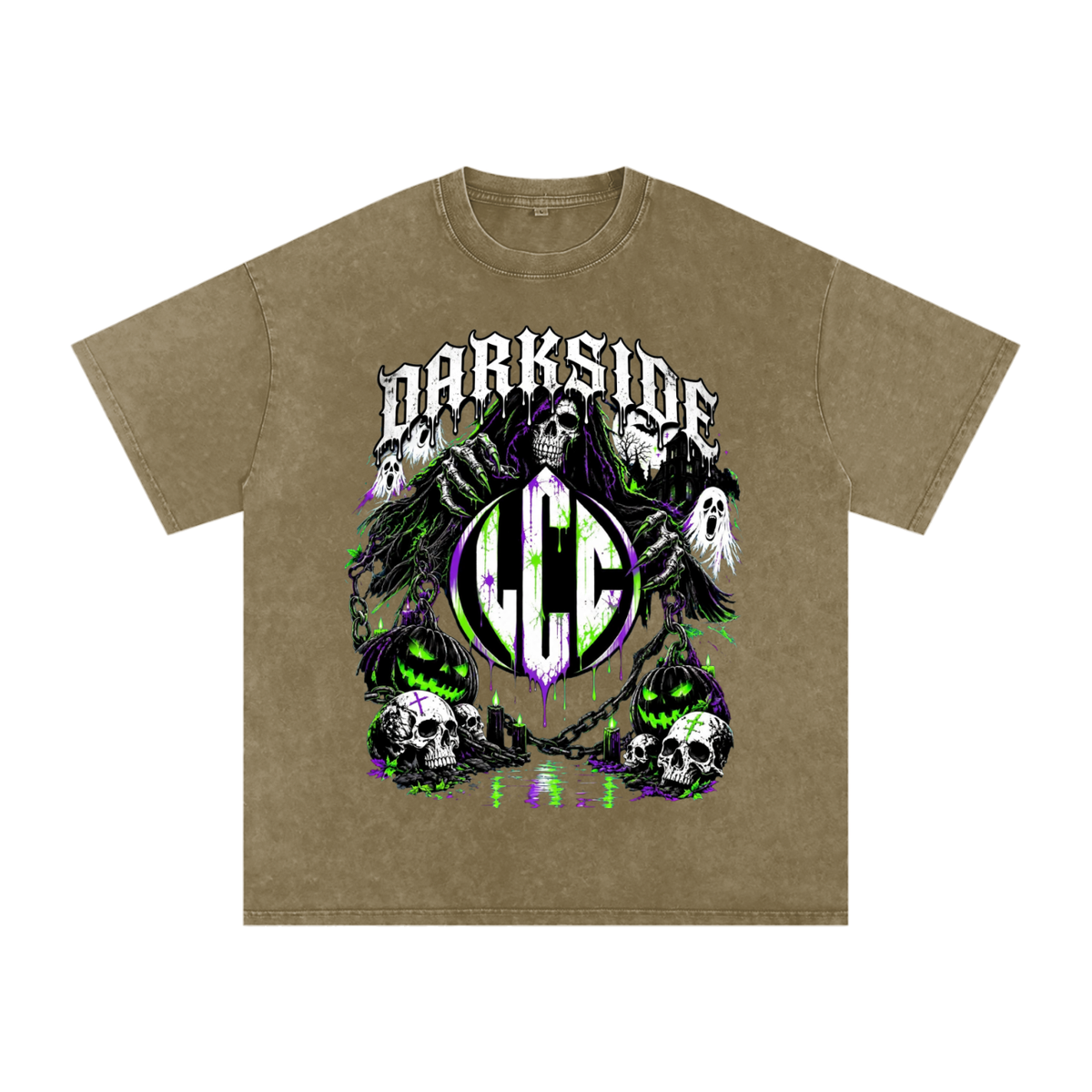 DARKSIDE Snow Washed Oversized T-Shirt