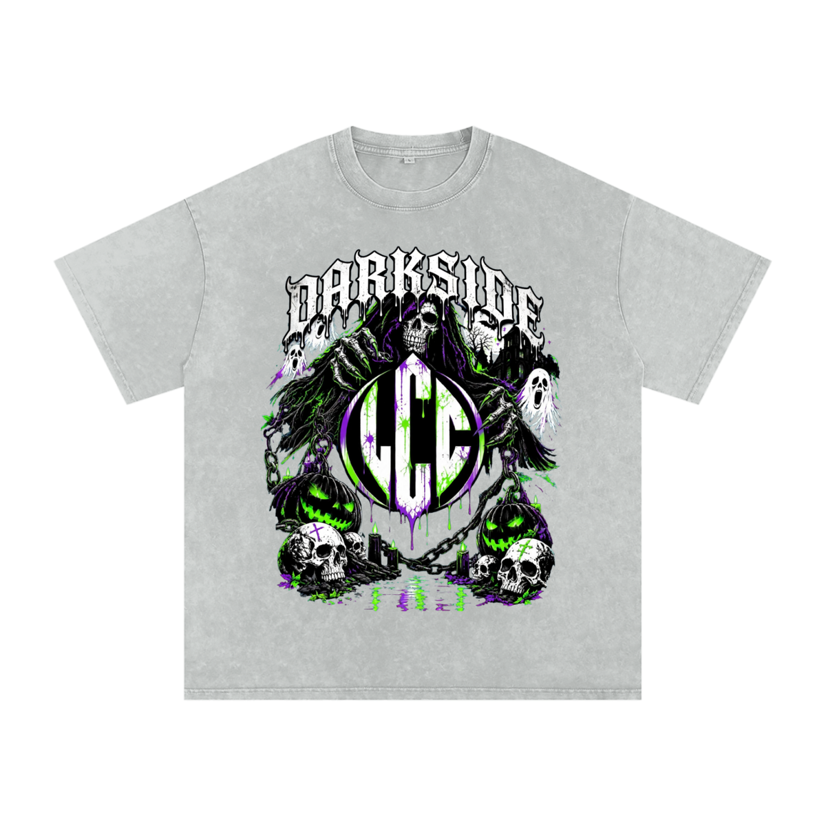 DARKSIDE Snow Washed Oversized T-Shirt