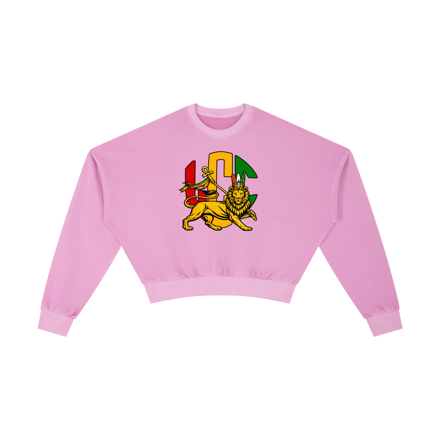 LCC RASTA Vintage Washed Cropped Sweatshirt