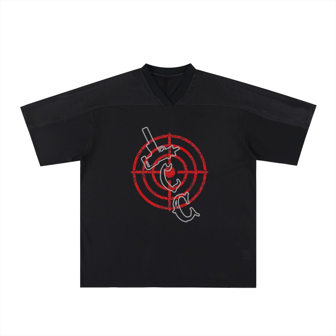 LCC TARGET Oversized Mesh V-Neck Soccer Jersey