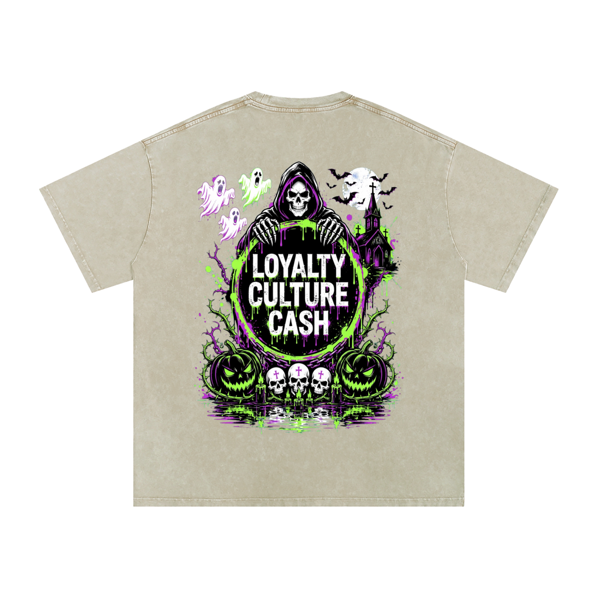 DARKSIDE Snow Washed Oversized T-Shirt
