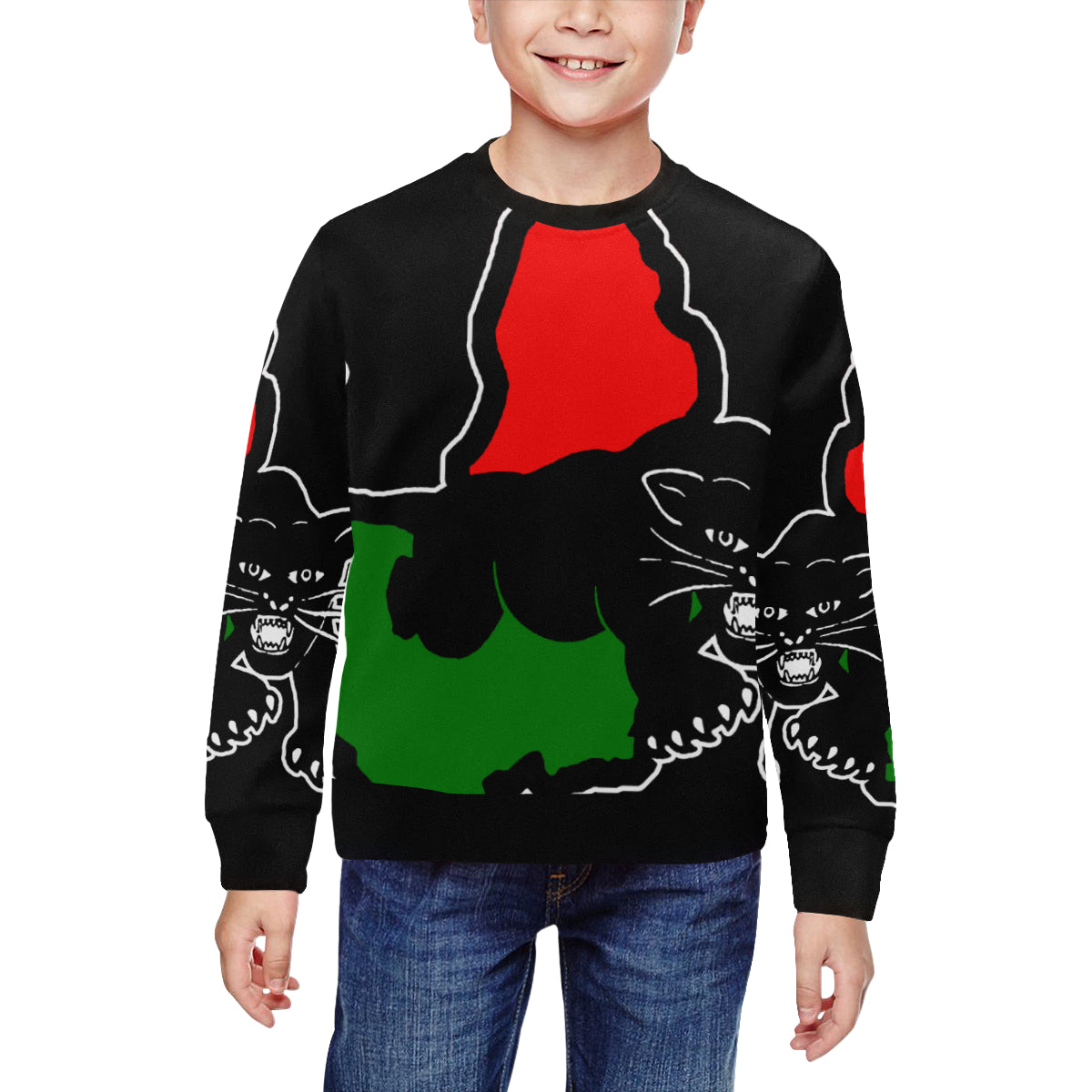 BLACC PANTHER RBG Sweatshirt for Kids