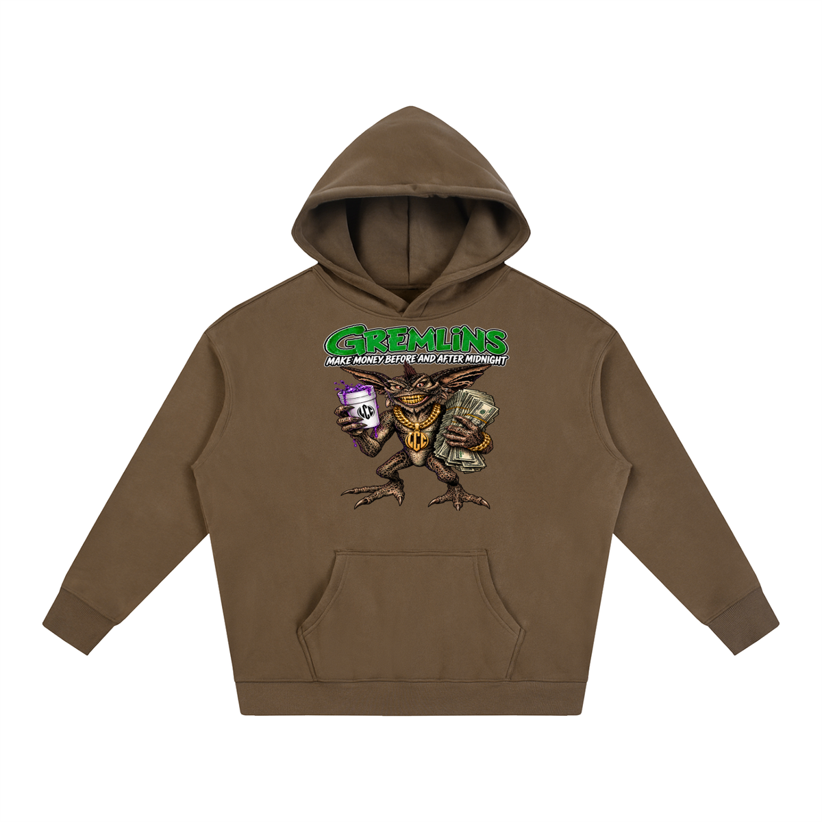 GREMLINS Oversize Fleeced Hoodie