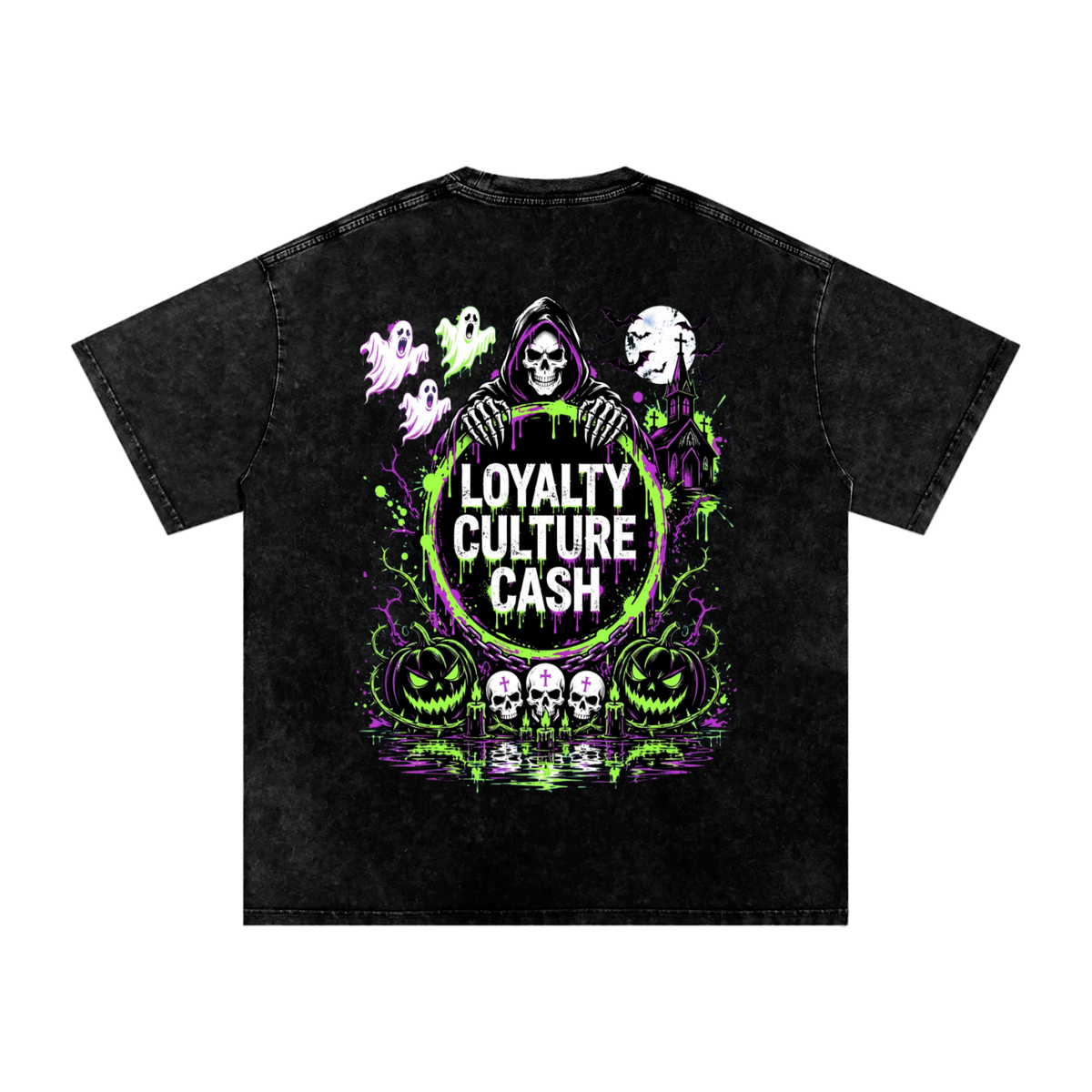DARKSIDE Snow Washed Oversized T-Shirt