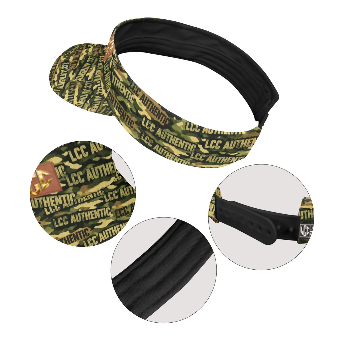 LCC CAMOUFLAGE Sports Visor