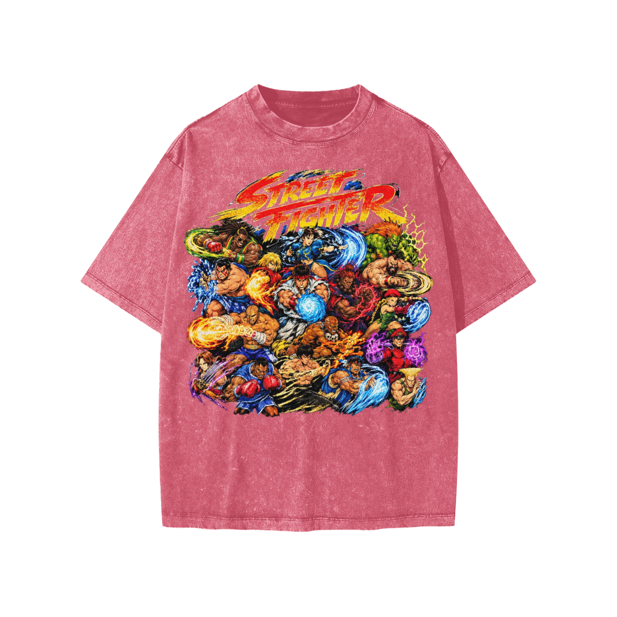 Street Fighter Snow Washed Kids' T-Shirt