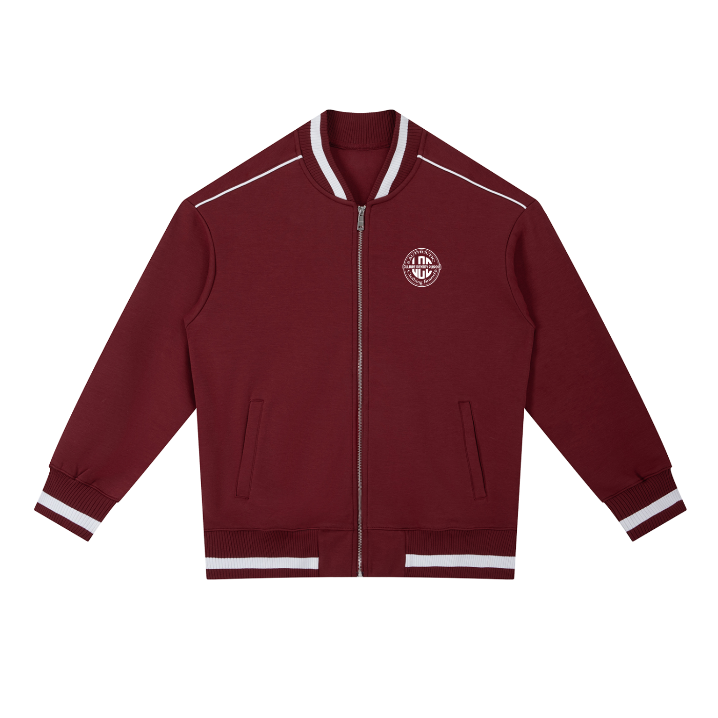 LCC AUTHENTIC Contrast Piping Zip Bomber Jacket