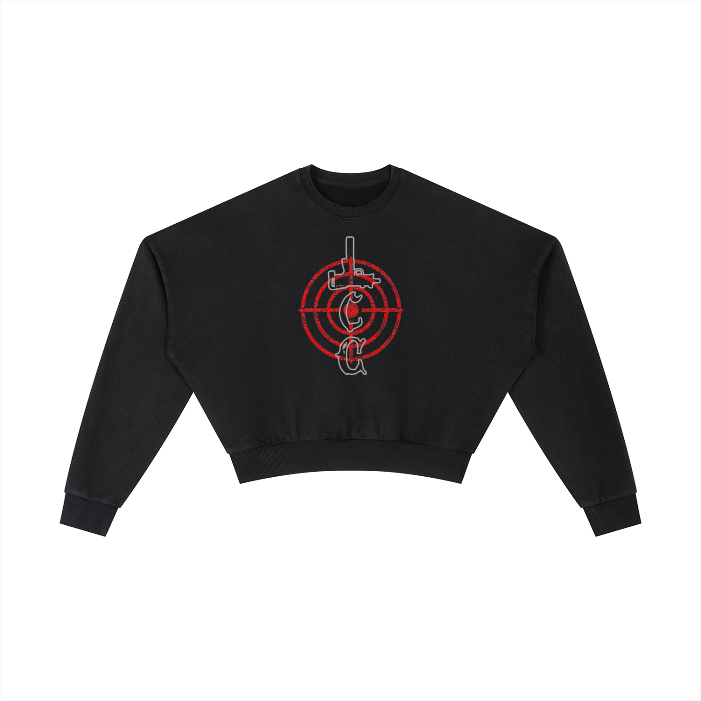 LCC TARGET Vintage Washed Cropped Sweatshirt