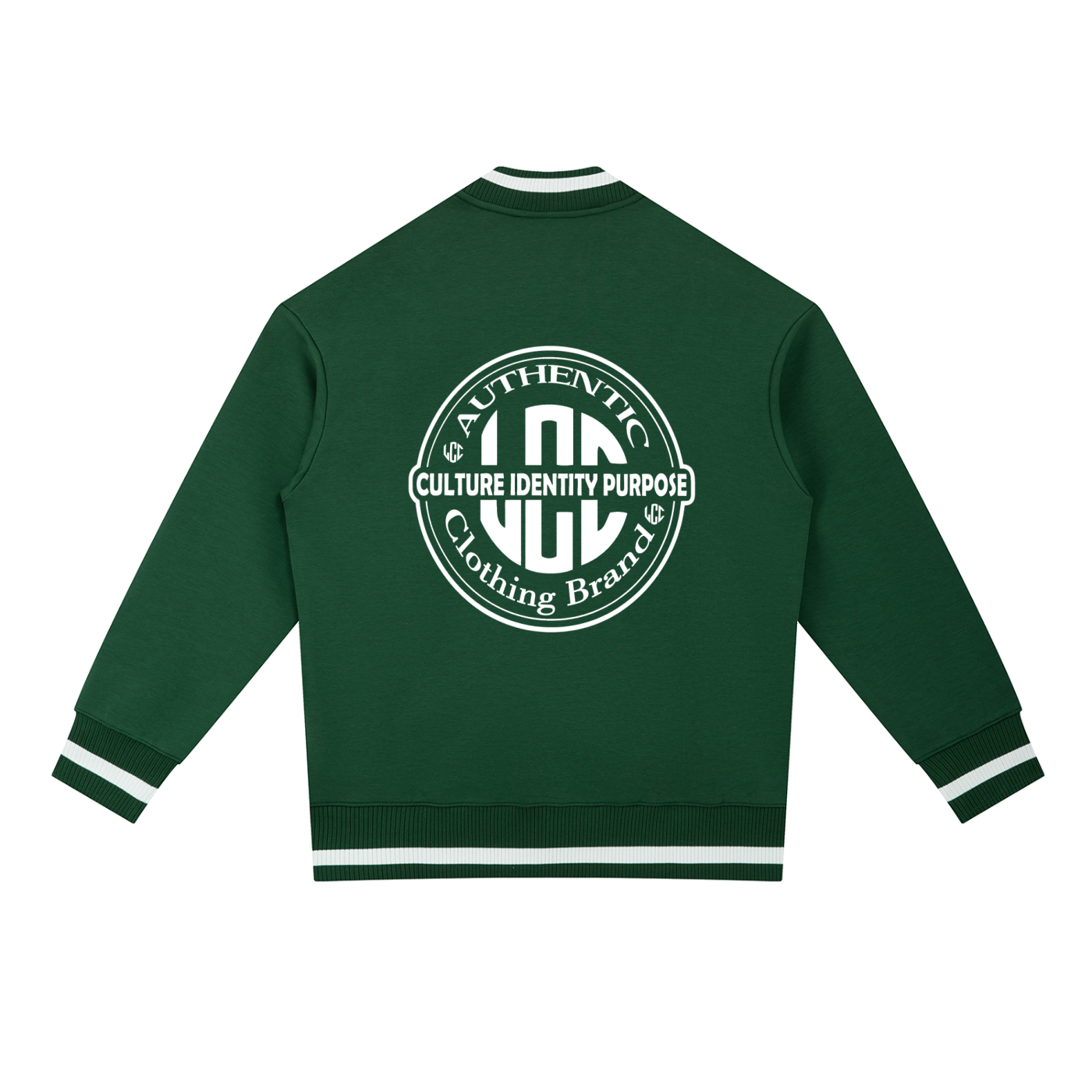 LCC AUTHENTIC Contrast Piping Zip Bomber Jacket