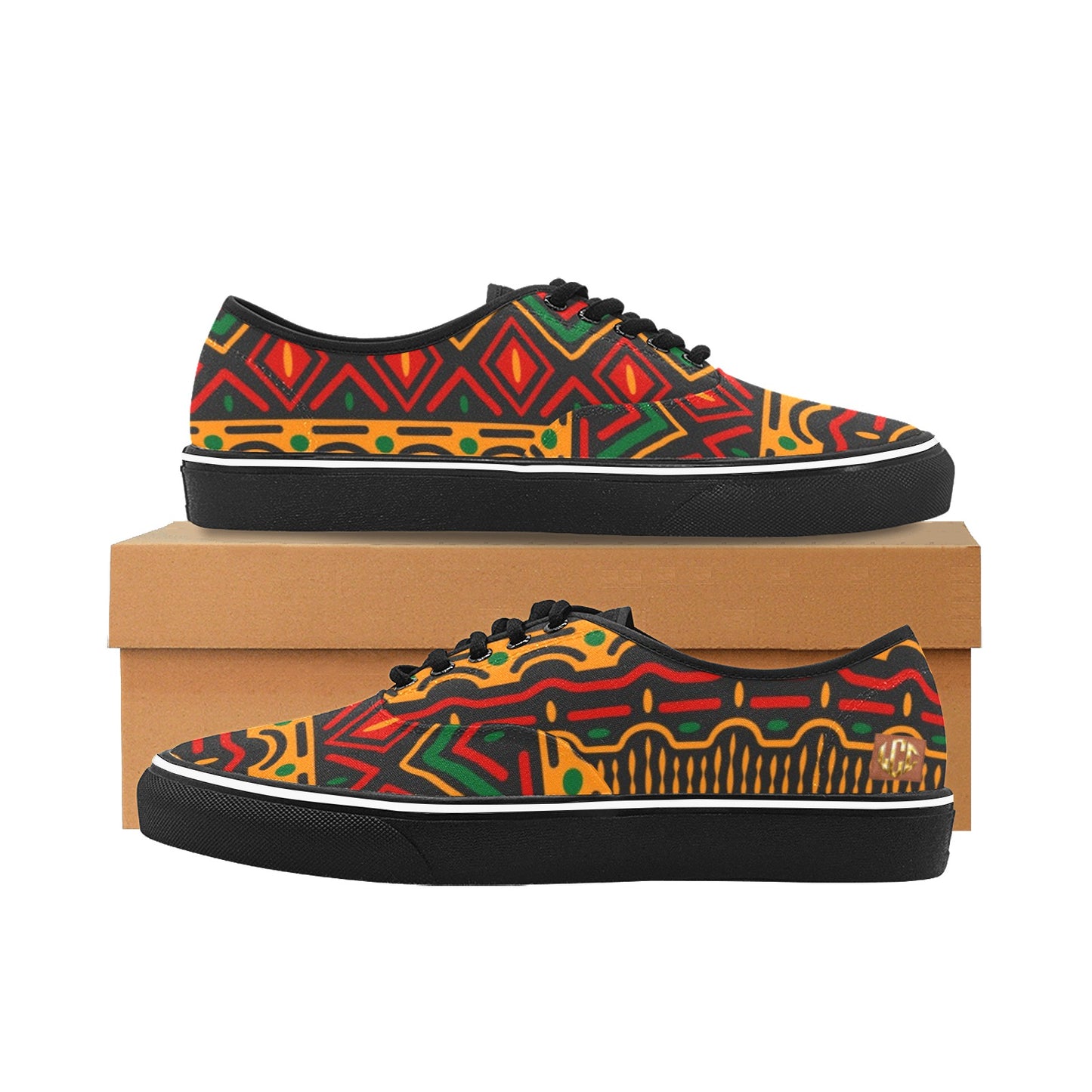 AFRICAN MIDCLOTH  Men's Canvas Shoes