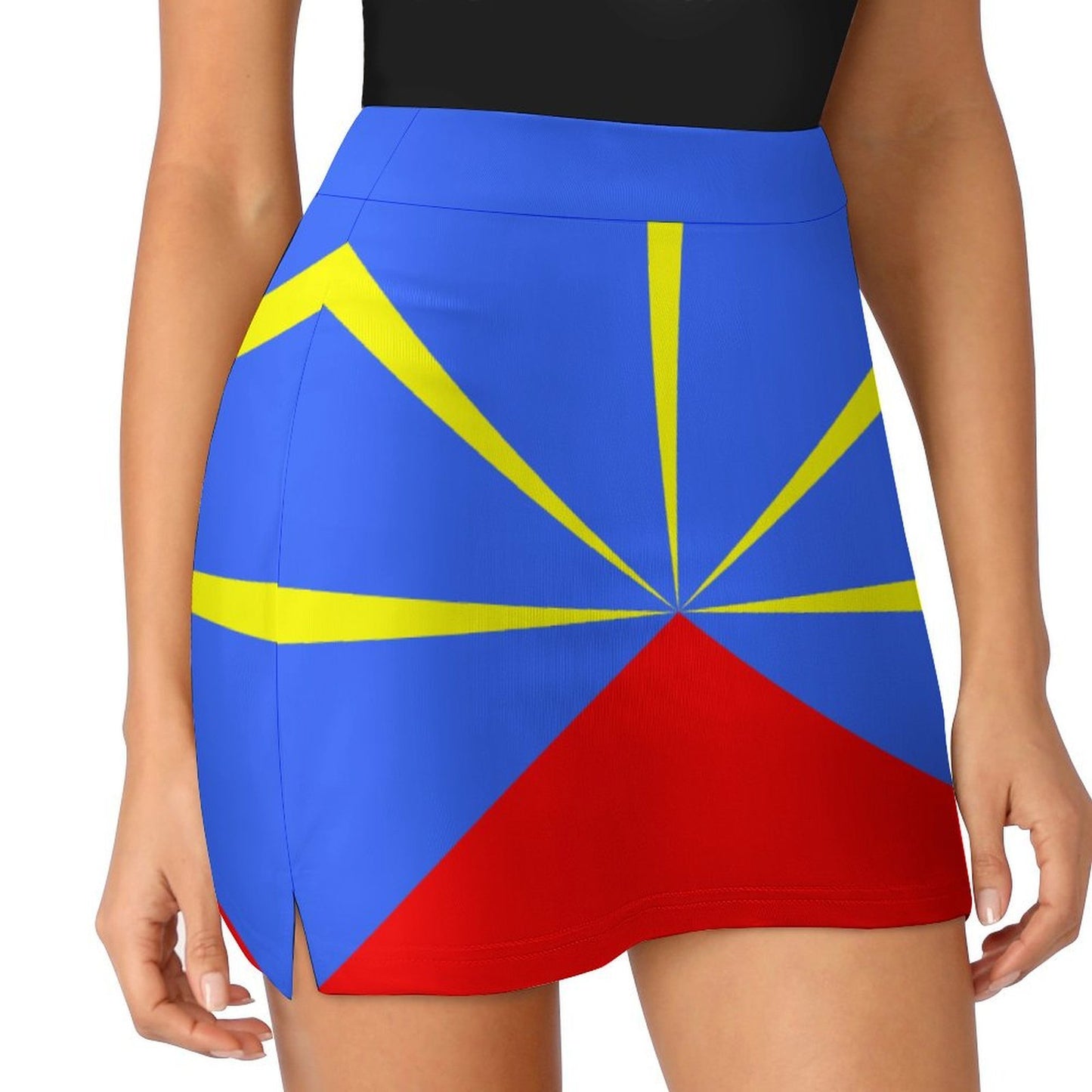 LA REUNION Anti-Emptied A-Line Skirt with Pocket