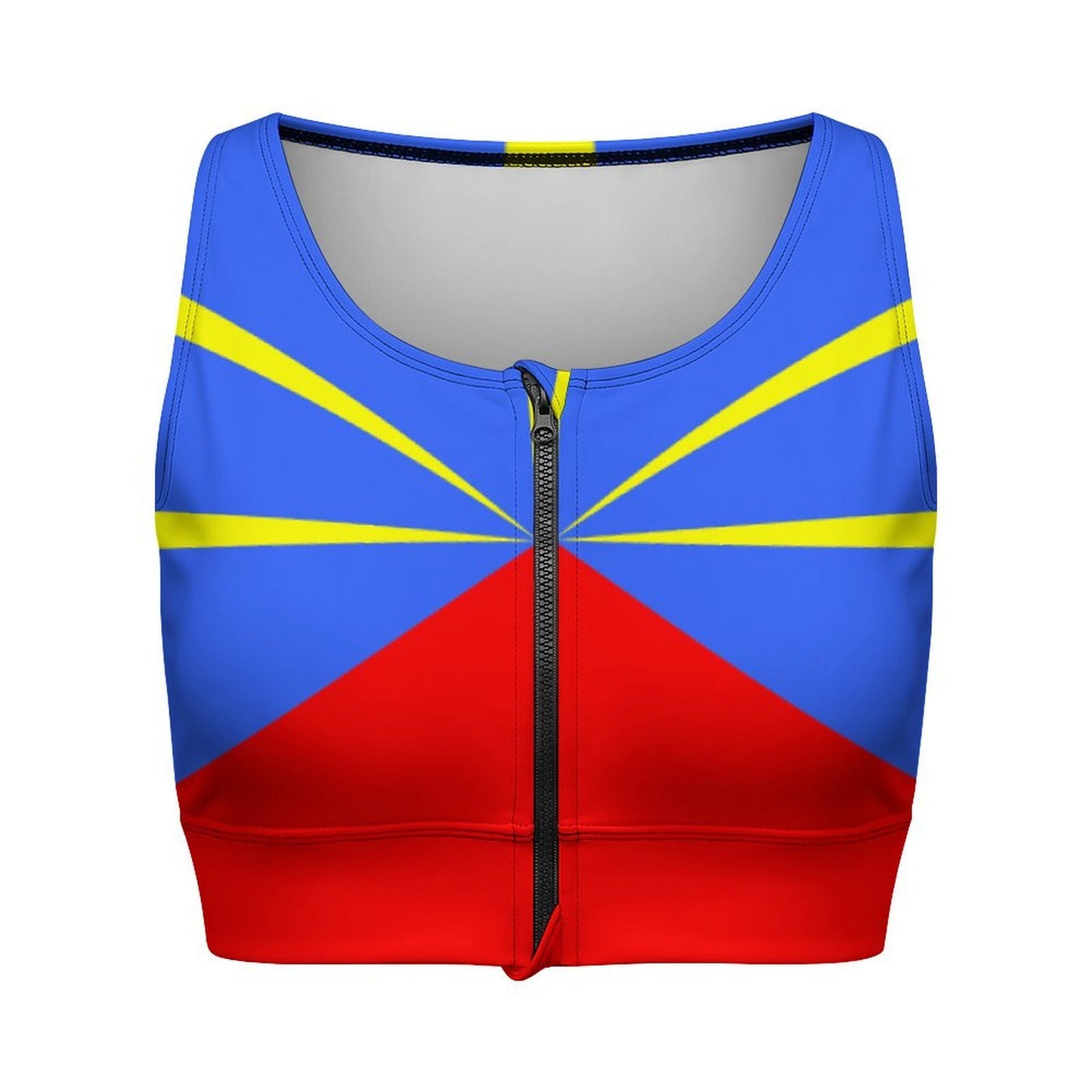 LA REUNION Women's Yoga Zipper Vest