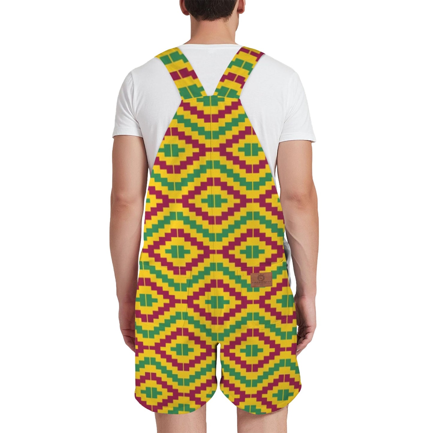 KEMET TISSU Unisex Shorts Suspender Jumpsuit