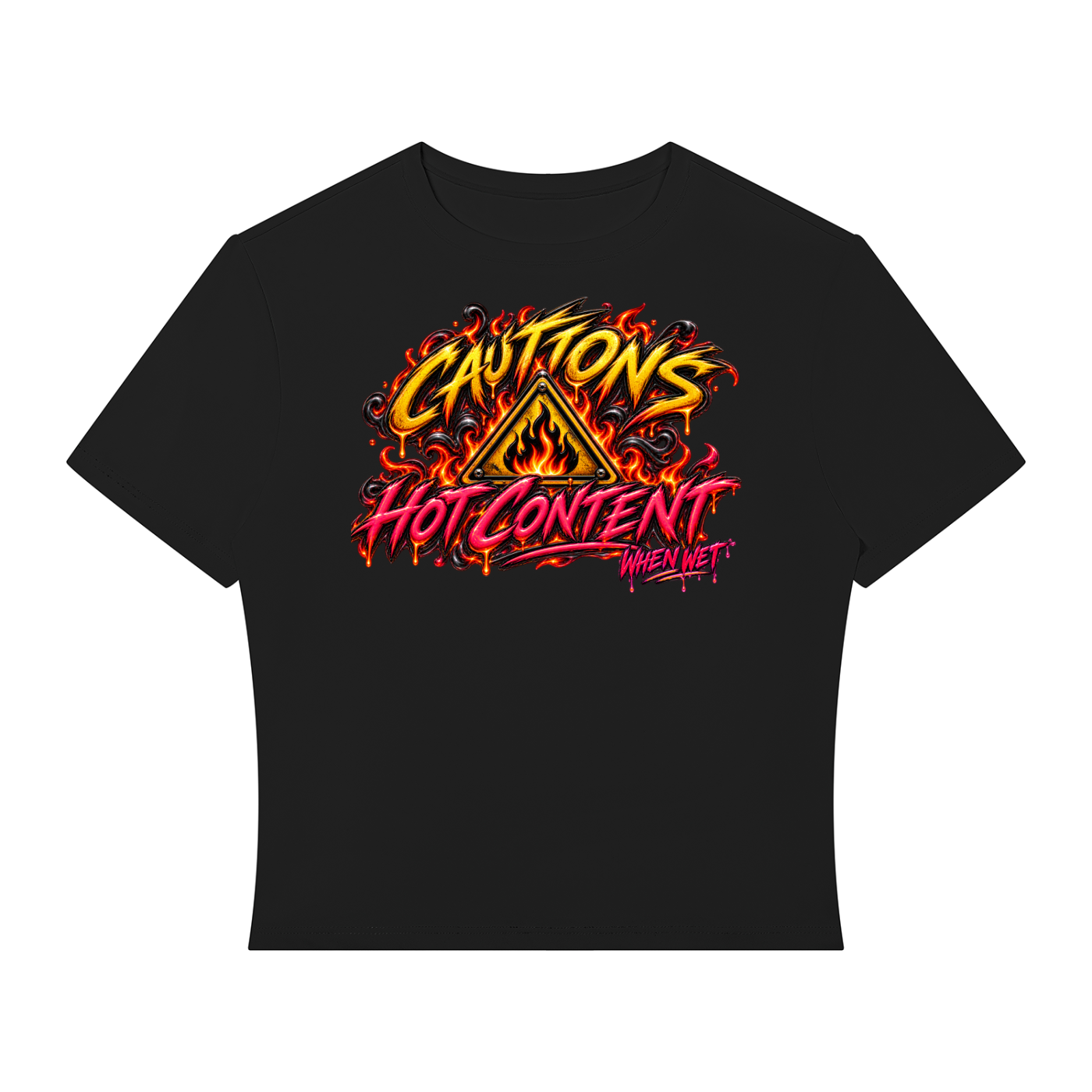 HOT CONTENT Women’s Crop T-Shirt