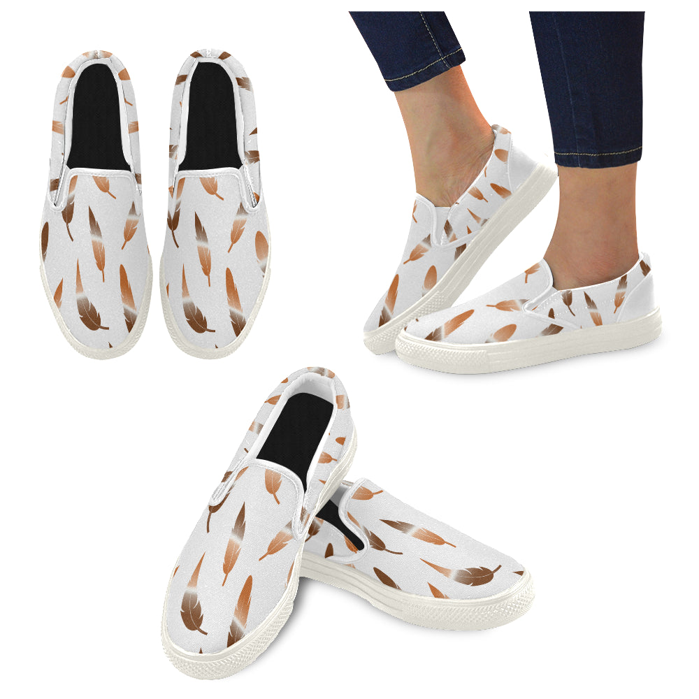 FEATHER Men's Unusual Slip-on Canvas Shoes