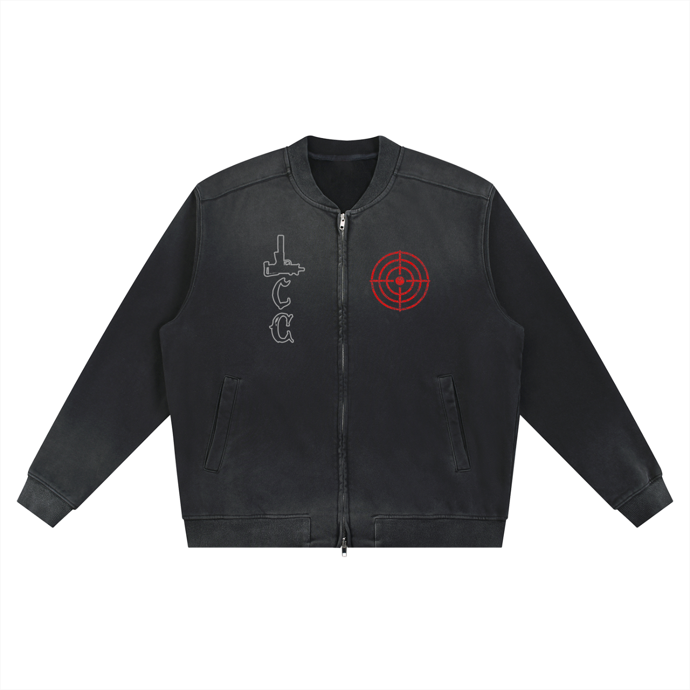 LCC TARGET Sun Fade Heavyweight Baseball Jacket