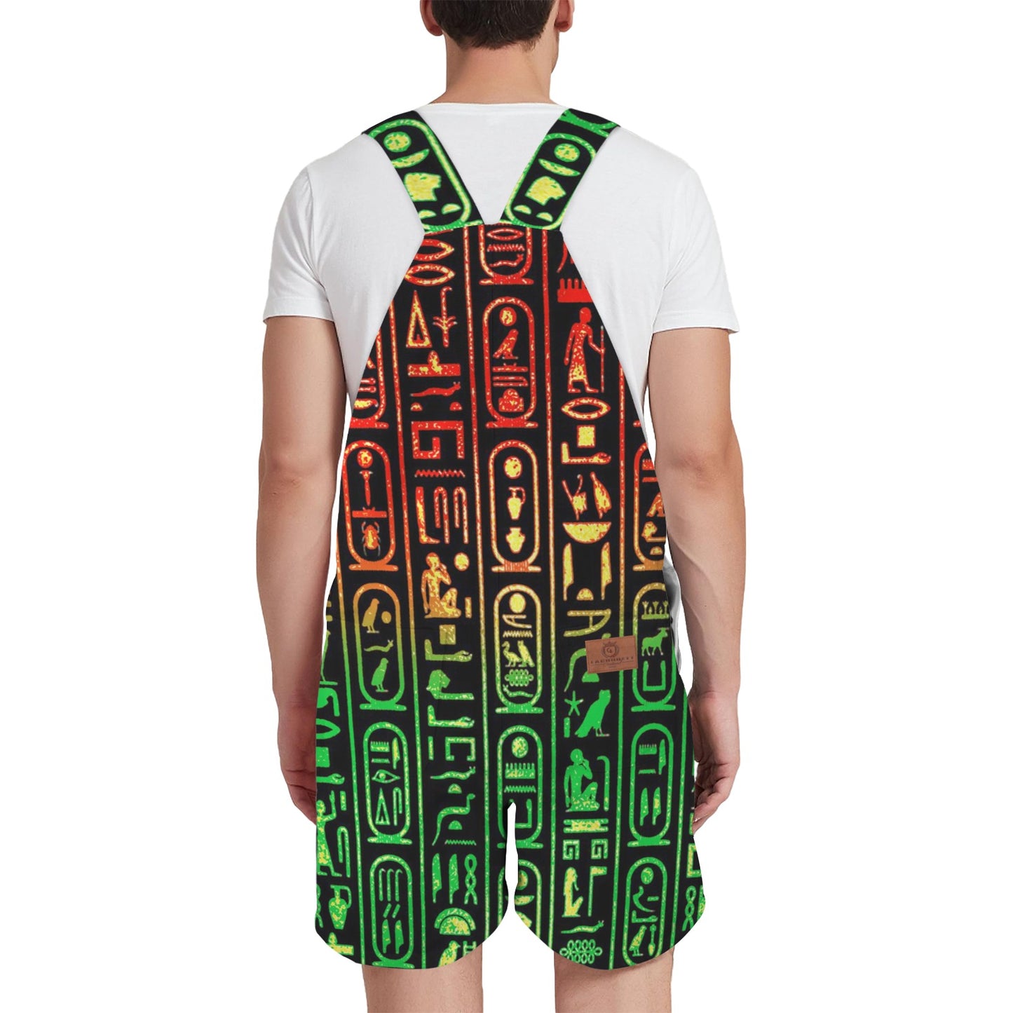 MEDU NETER FARI Unisex Shorts Suspender Jumpsuit